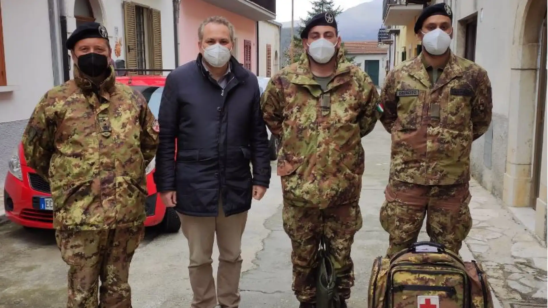 Valle del Volturno: vaccinazioni a domicilio, l'Esercito inizia oggi da Colli. Intanto il sindaco Incollingo rende più sicuro il trasporto scolastico. Emanata apposita ordinanza