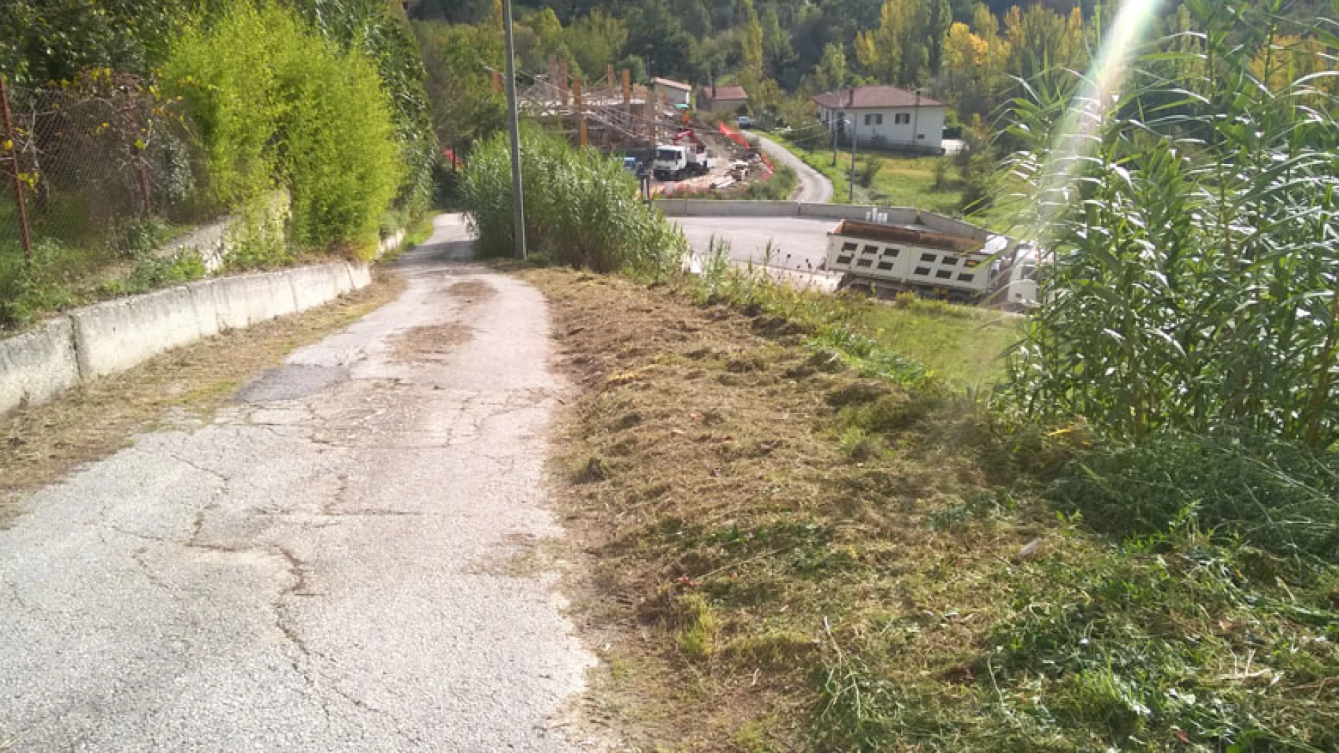 Colli a Volturno: pulizia del territorio e manutenzione stradale. L’Amministrazione Incollingo sul pezzo.