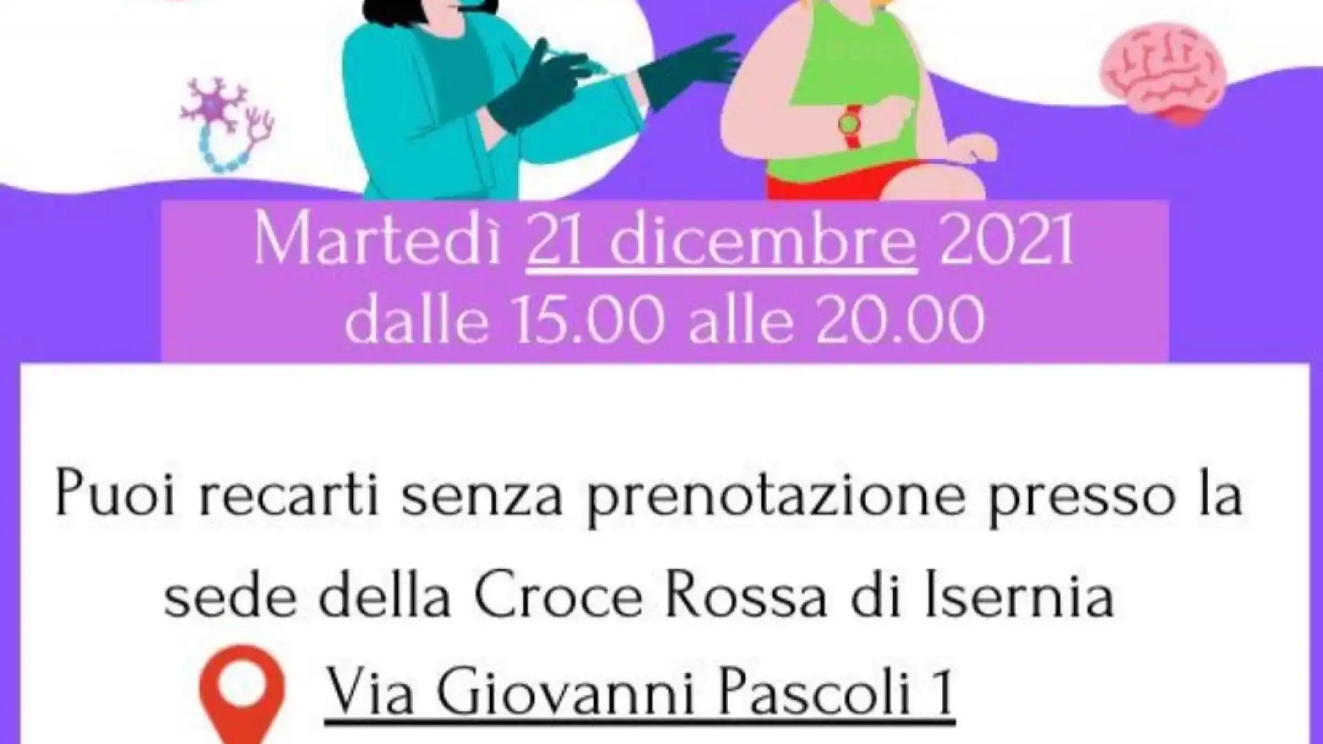 Croce Rossa, ultimo appuntamento con le Giornate del benessere: martedì 21 dicembre visite neurologiche gratuite. 