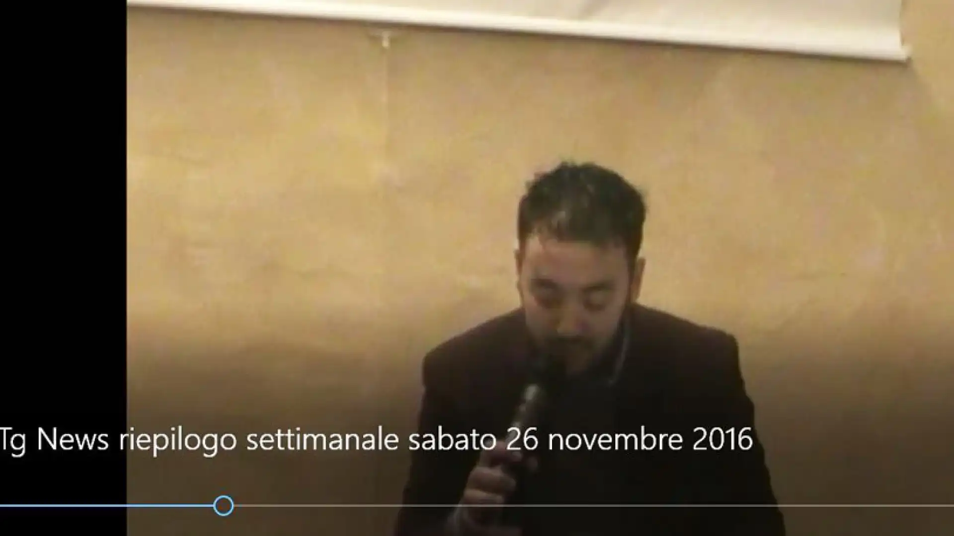 Tg News video: riepilogo settimanale notizie di domenica 27 novembre 2016.