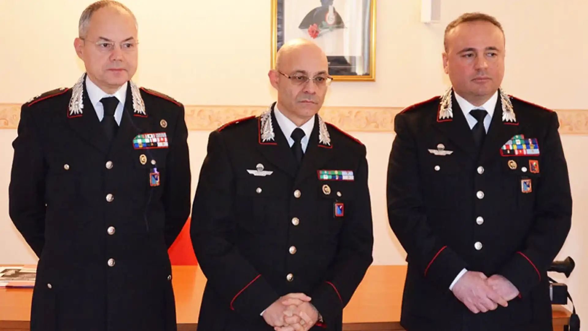 Il Bilancio annuale del Comando Provinciale dei Carabinieri. Mille persone denunciate nel 2016 e 68arresti. Forte il contrasto allo spaccio di stupefacenti su tutto il territorio provinciale.