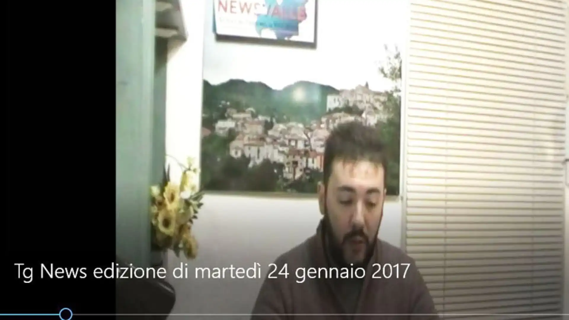 Tg News , edizione video di martedì 24 gennaio 2017.