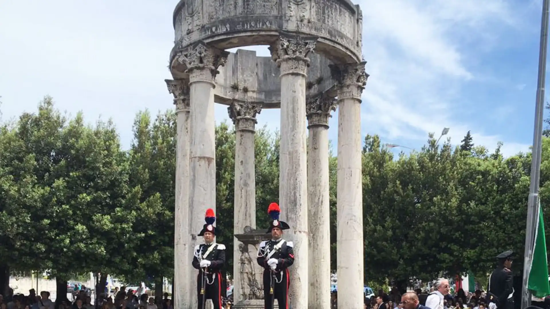 Isernia: celebrata questa mattina la ricorrenza della Festa della Repubblica.