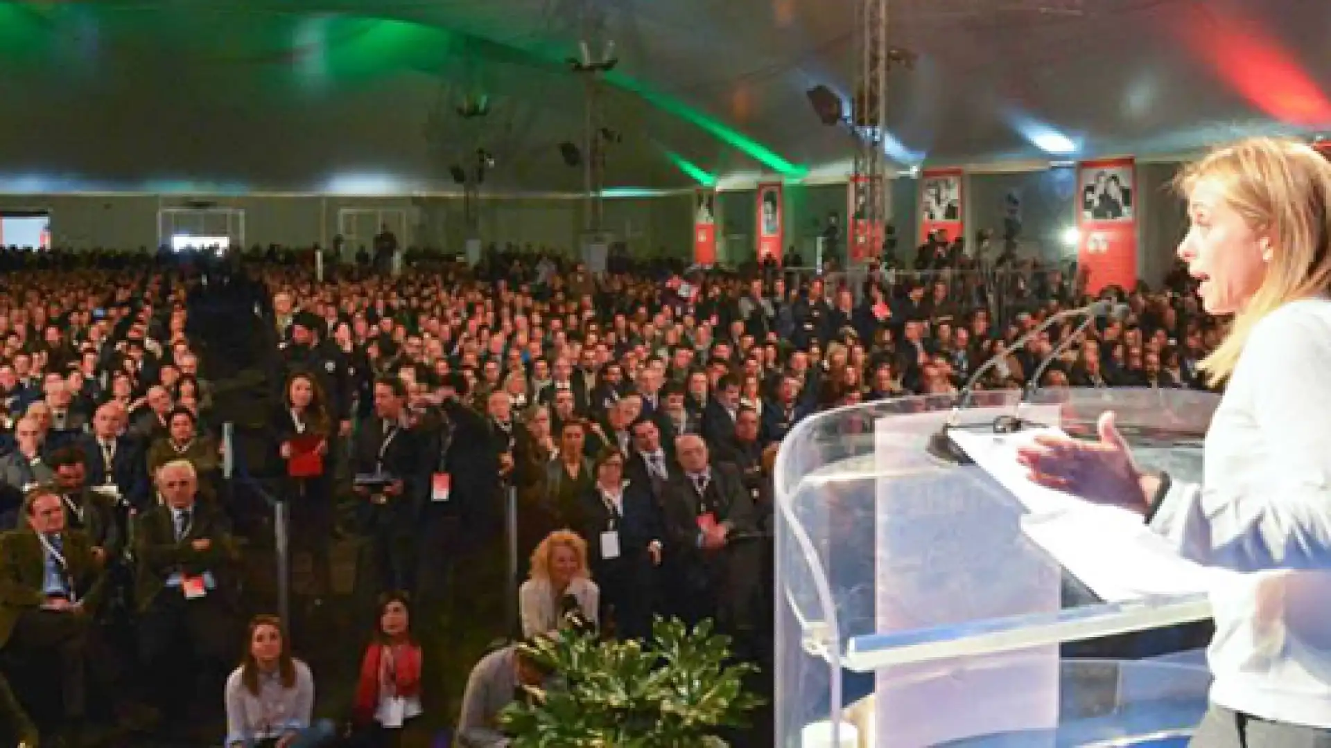 Secondo Congresso Nazionale a Trieste per Fratelli d'Italia, Meloni acclamata presidente. Presente una nutrita delegazione molisana.