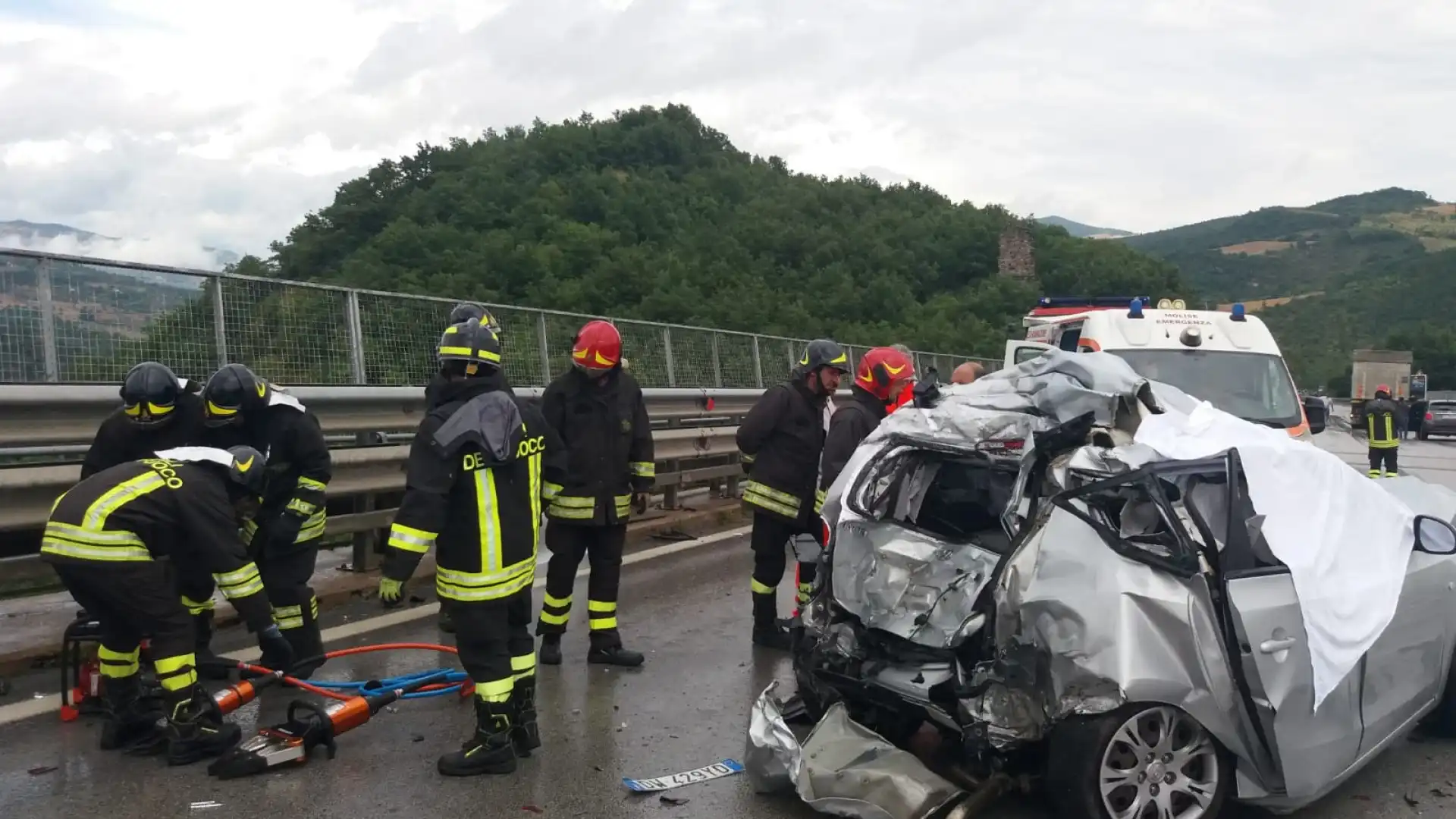 Trignina di sangue, muore nel pomeriggio un Agnonese. Scontro tra auto e mezzo pesante.