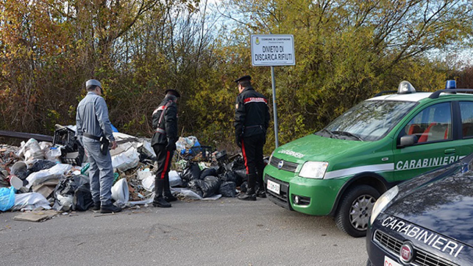 Isernia: Vasta operazione dei Carabinieri a tutela dell’ambiente, cinque persone denunciate, una discarica abusiva sottoposta a sequestro.