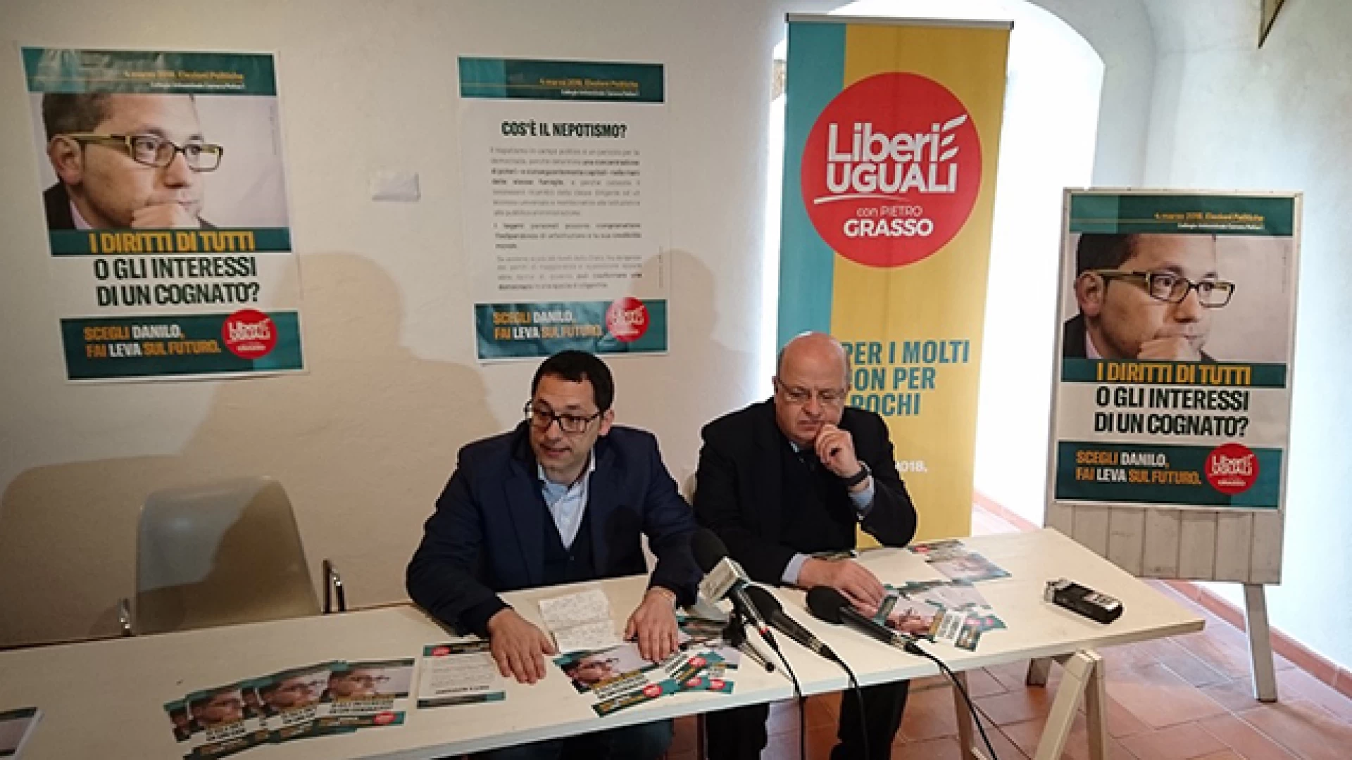 Elezioni politiche: Leva presenta le due idee ad Isernia. “La nostra una provincia offesa. Bisogna difendere le regole della democrazia”.