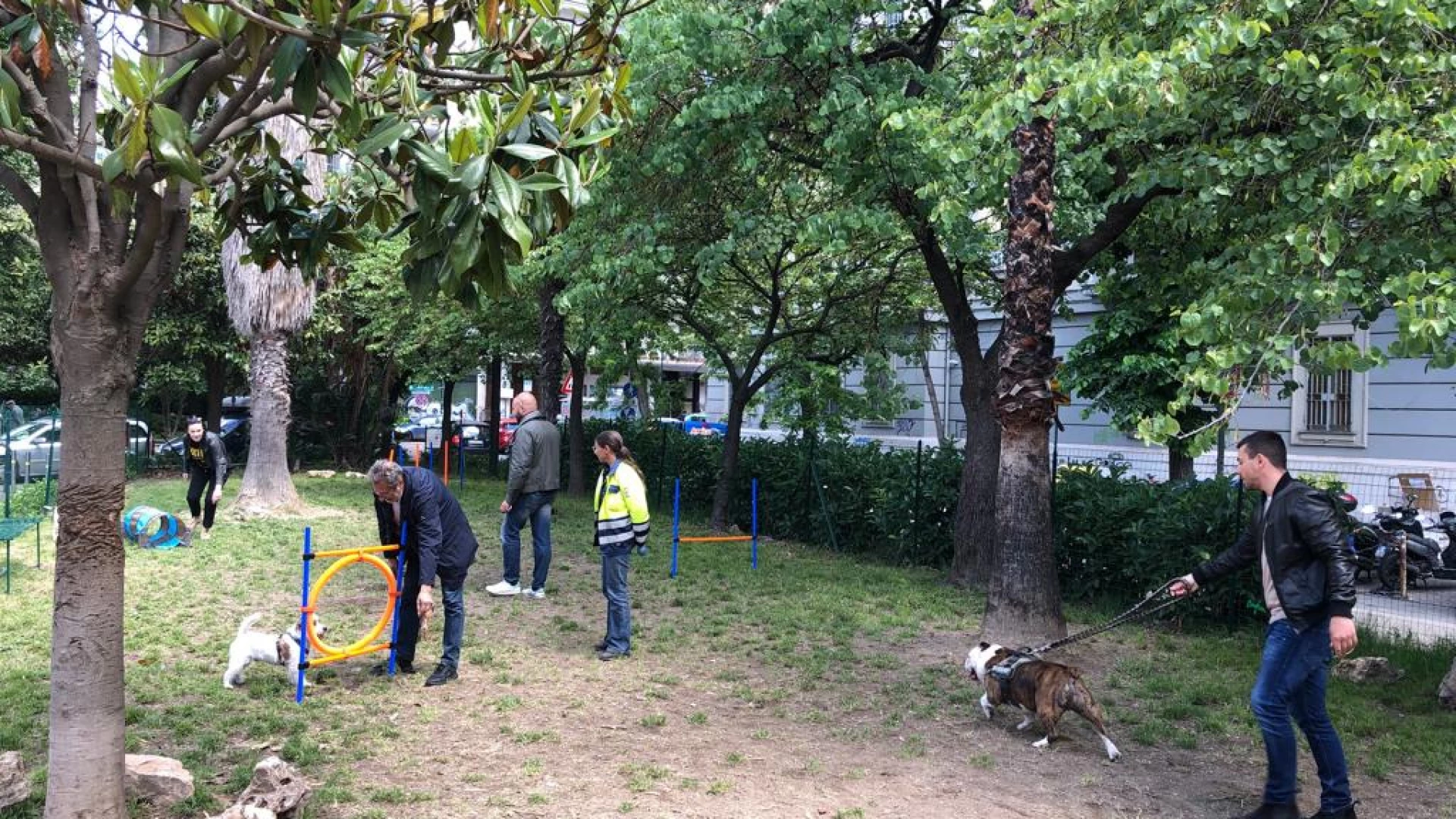 Napoli: al Vomero inaugurata la zona riservata al tempo libero per cani e padroni. Evento patrocinato da una azienda molisana.