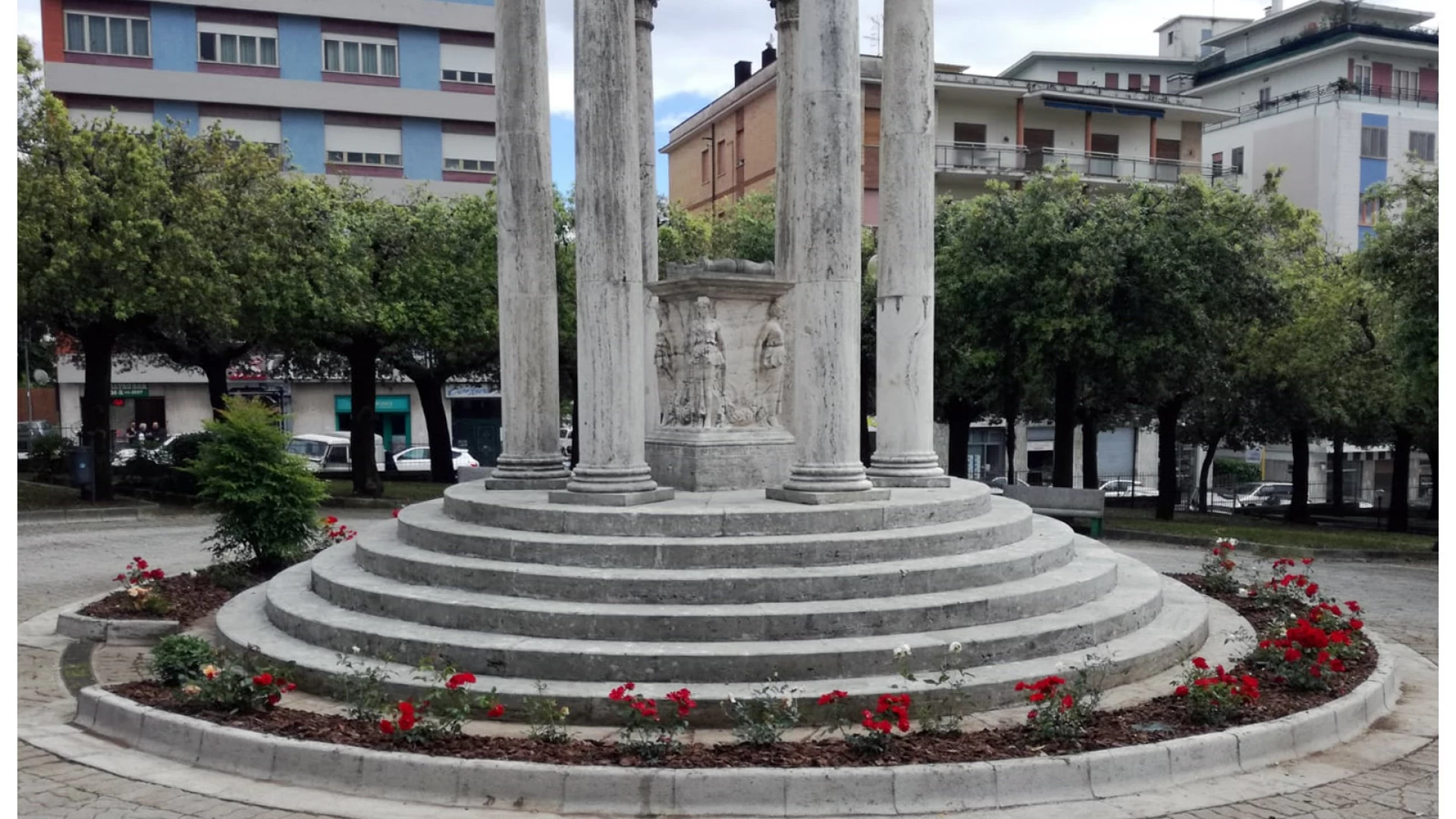 Isernia: continuano gli interventi in atto sul verde pubblico. Sistemato il parco della Rimembranza.