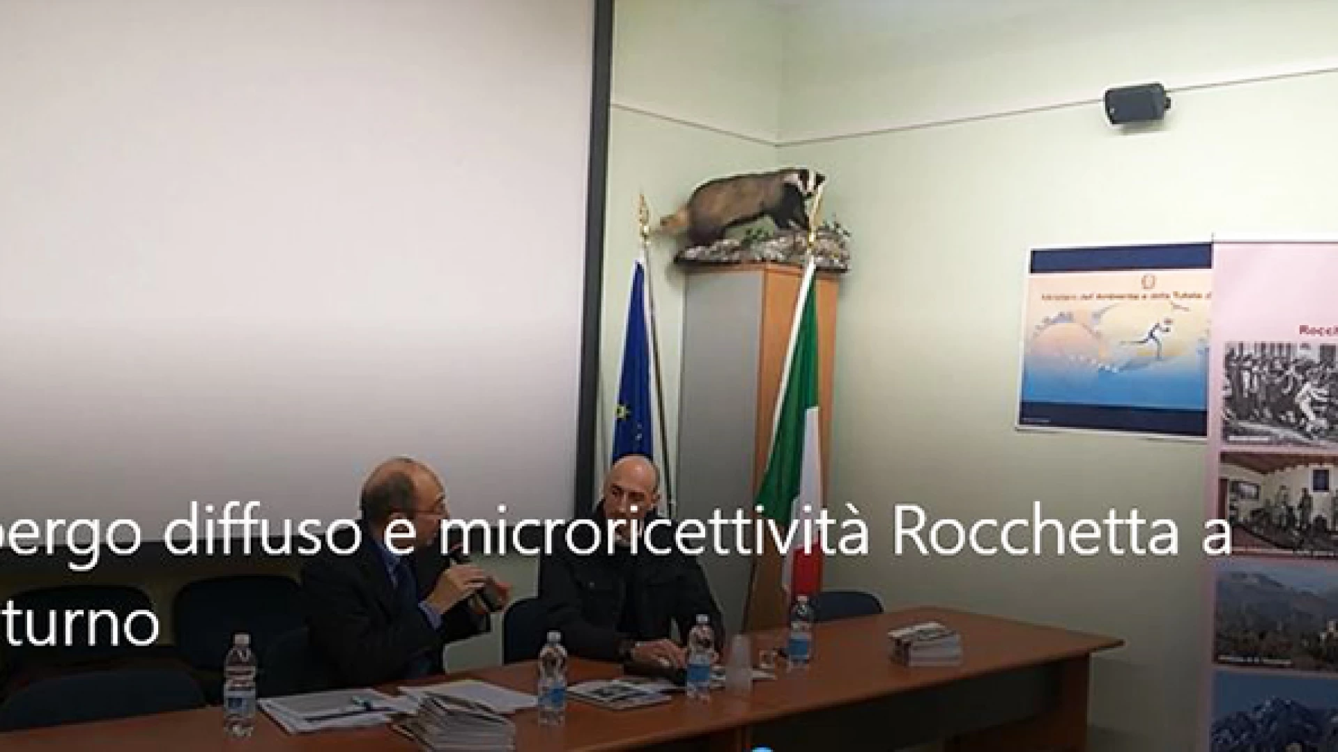 Albergo diffuso e micro-ricettività nella Valle del Volturno. Cotugno presenta i bandi a Rocchetta. Guarda il nostro servizio video