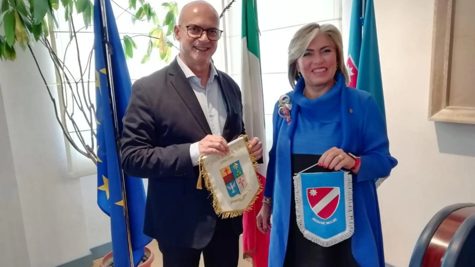 Palazzo Vitale, visita di una delegazione della Fondazione Banco di Napoli