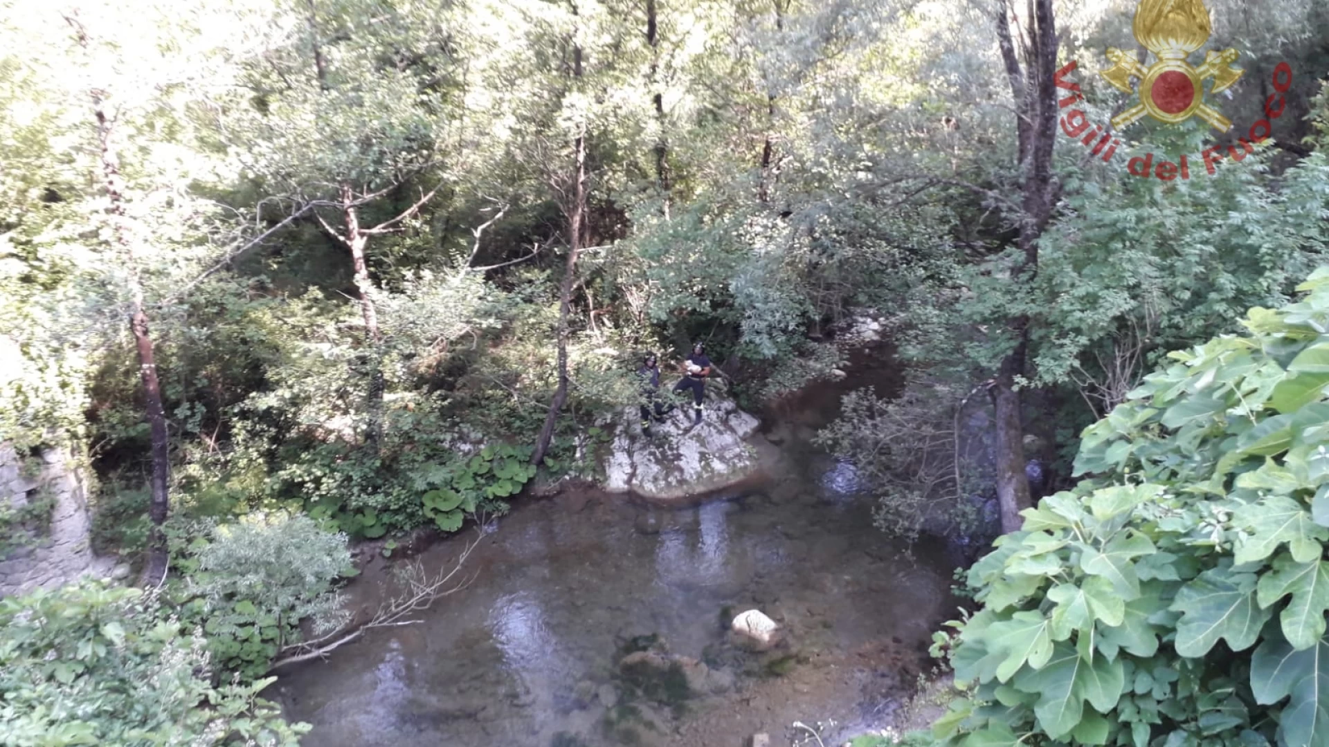 Cerro al Volturno: i Vigili del Fuoco di Isernia salvano il piccolo Ercole