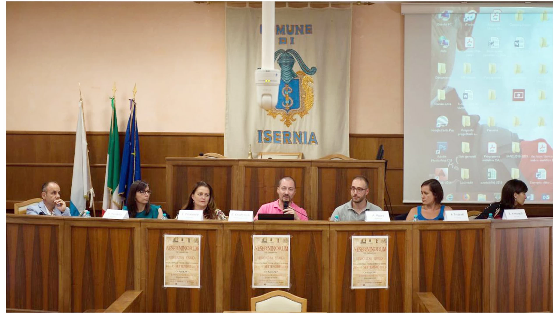 Isernia: grande successo per il convegno organizzato in occasione dell’evento Aeserninorum , edizione 2019 dal titolo “Le Origini dei nostri luoghi”.