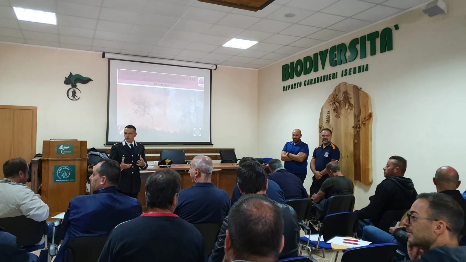 I Carabinieri per la Biodiversità di Isernia si sono “aggiornati” presso la riserva Mab di Montedimezzo.