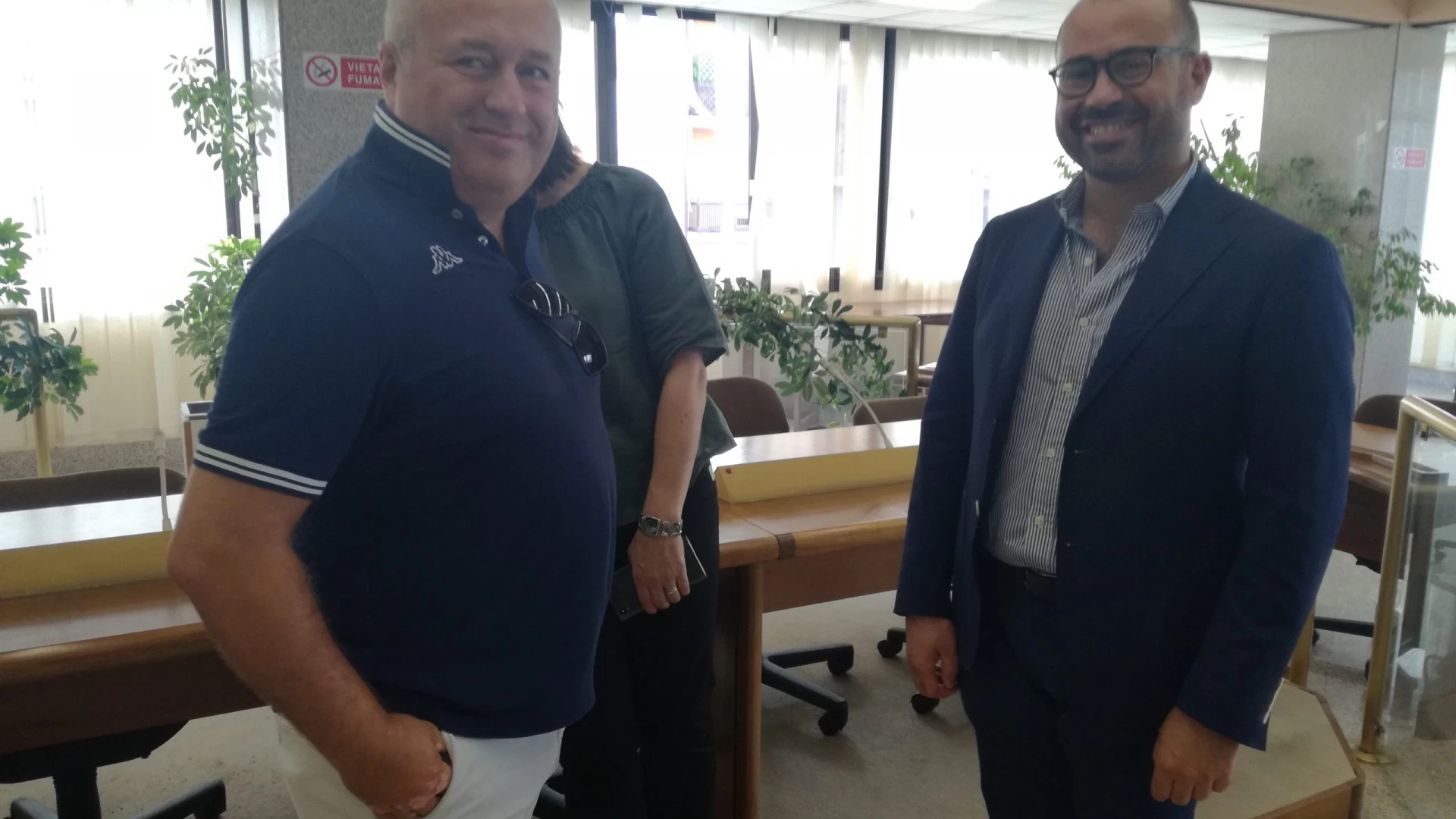 Il Presidente della Provincia Alfredo Ricci in visita istituzionale alle scuole di Agnone. “Gli studenti dell’Alberghiero possono stare tranquilli”.