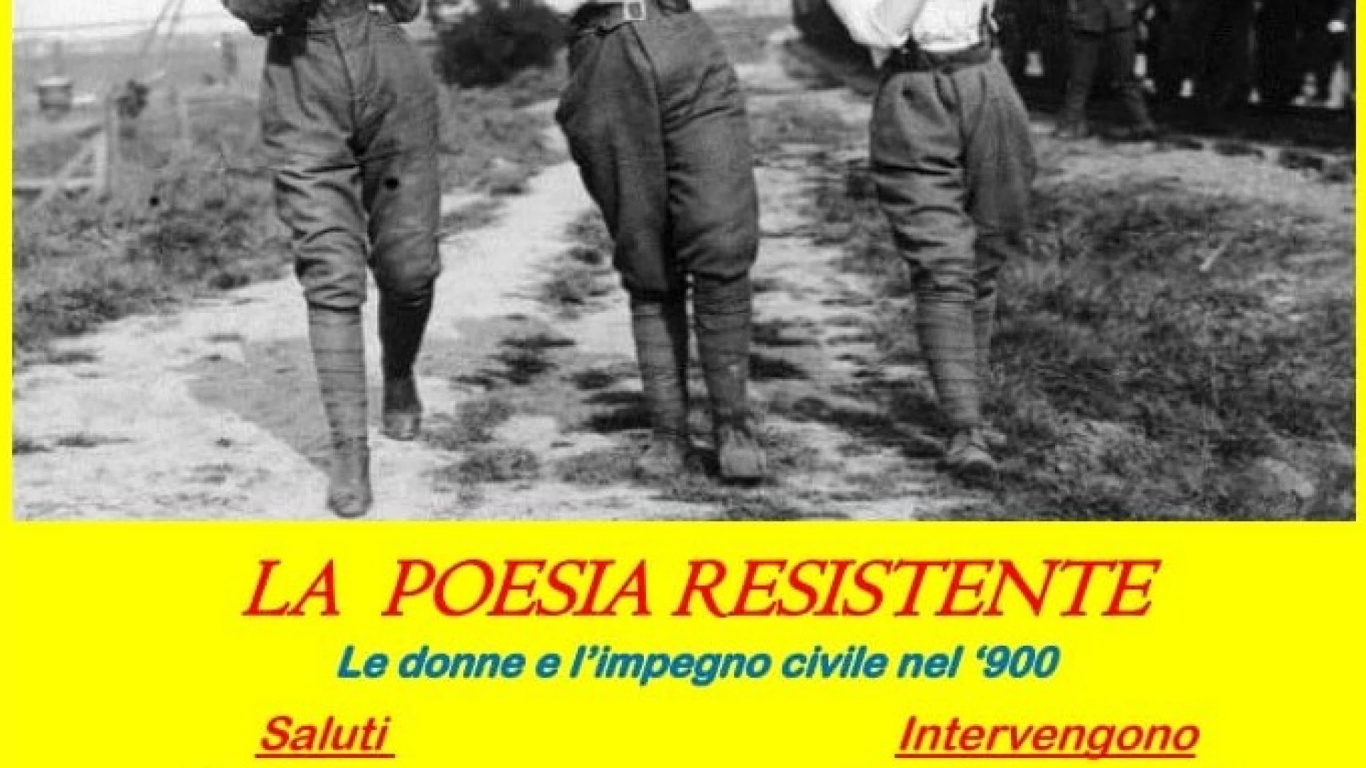 Isernia: la Lilt promuove “La Poesia resistente”.