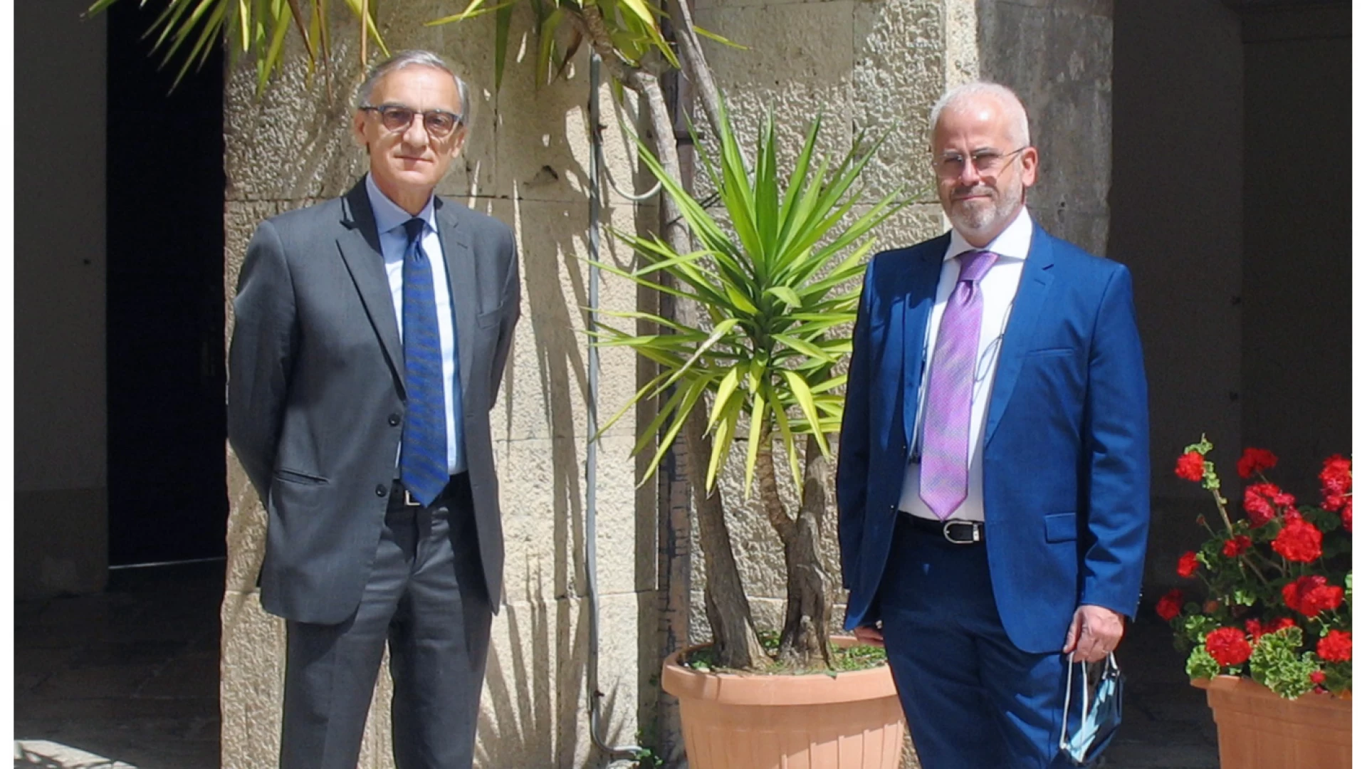Isernia: il Direttore Generale dell’Asrem Oreste Florenzano ha incontrato il sindaco D’Apollonio.