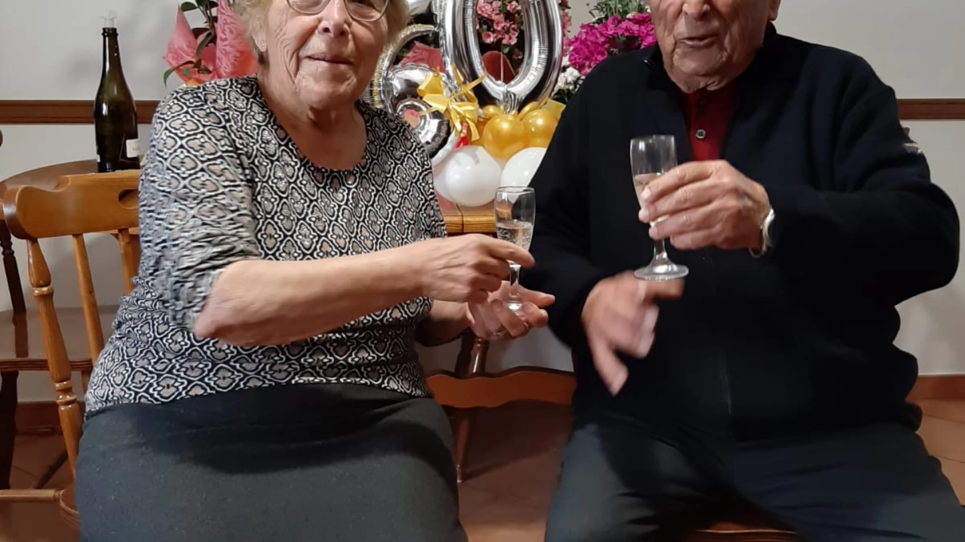 Colli a Volturno: 60 anni di matrimonio per Oreste ed Ernestina. L'Angolo degli Auguri oggi è dedicato a loro