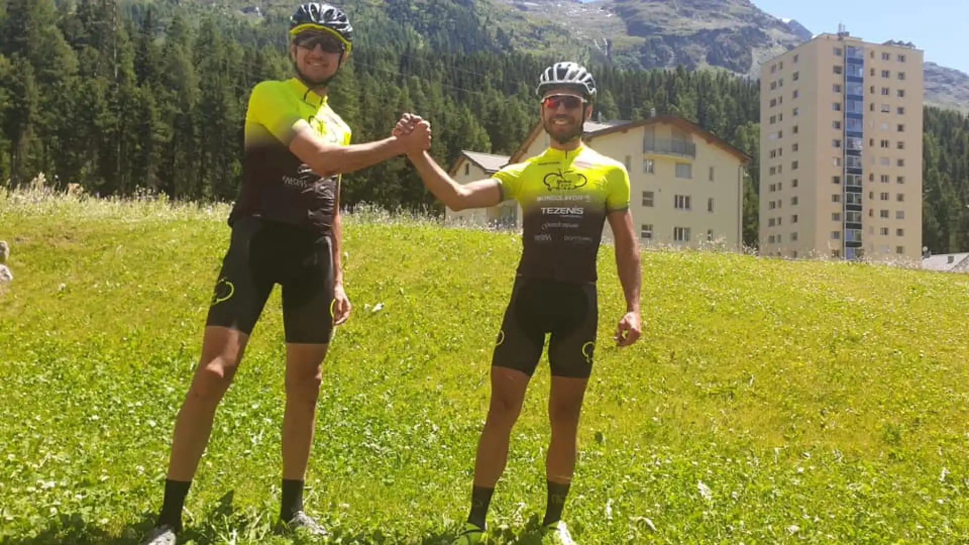 Cardillo e Bontempo da applausi all’Engadina. La Molise Tour Bike porta in alto la nostra regione