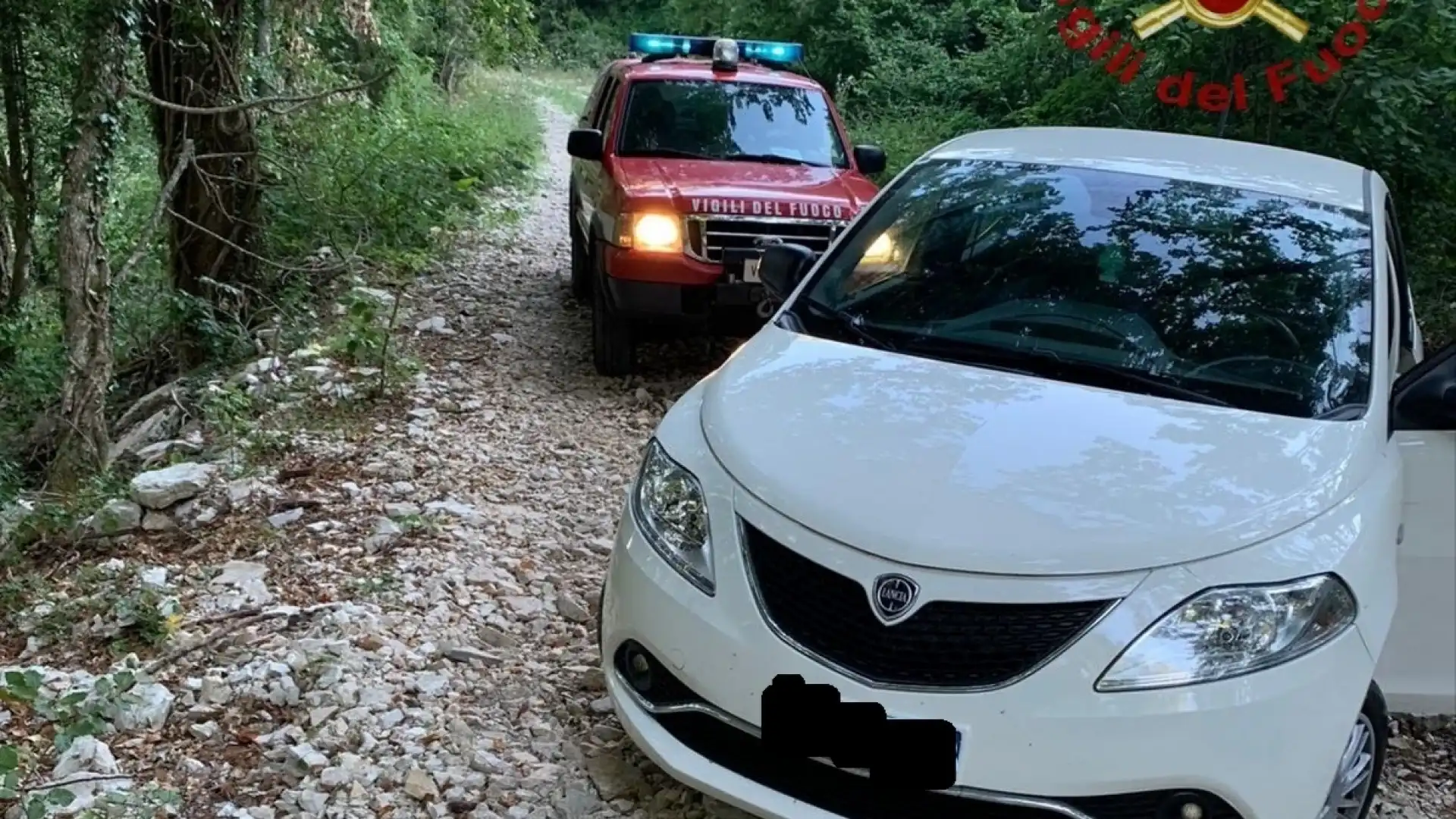 Pettoranello del Molise: sbagliano strada, tifosi del Napoli diretti a Castel Di Sangro finiscono in un dirupo