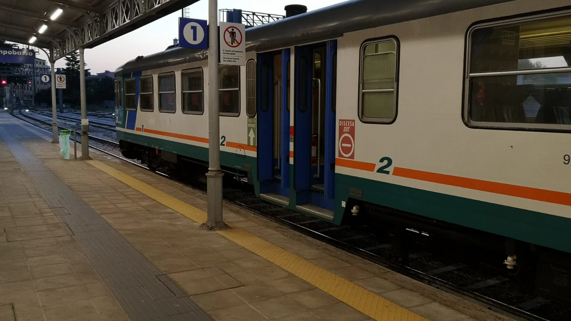 Riapertura tratta ferroviaria Campobasso – Termoli, un flop incredibile. La nota delle sigle sindacali unite.