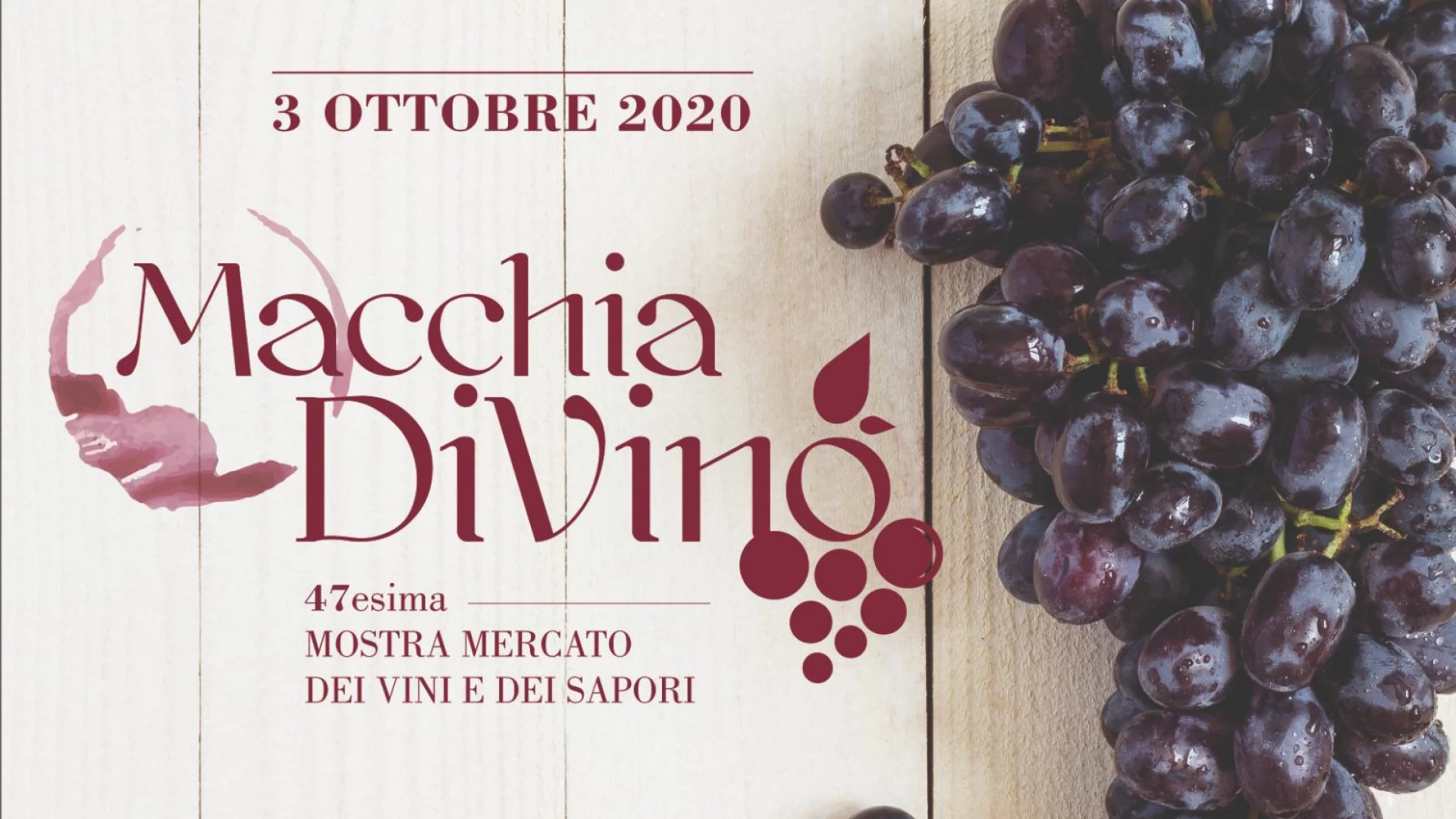 Macchia d’Isernia: ad ottobre la 47°esima edizione della mostra mercato del vino e dei sapori