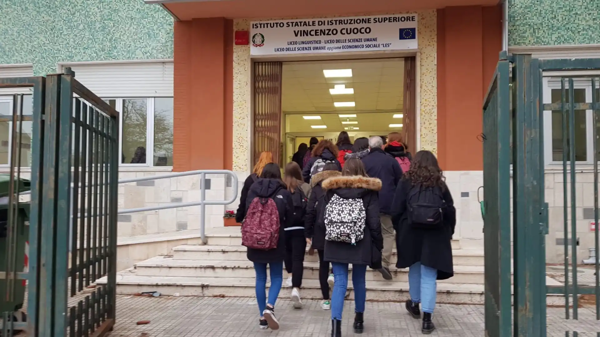 Caso di positività al Cuoco-Manuppella di Isernia. La nota della Dirigente Scolastica