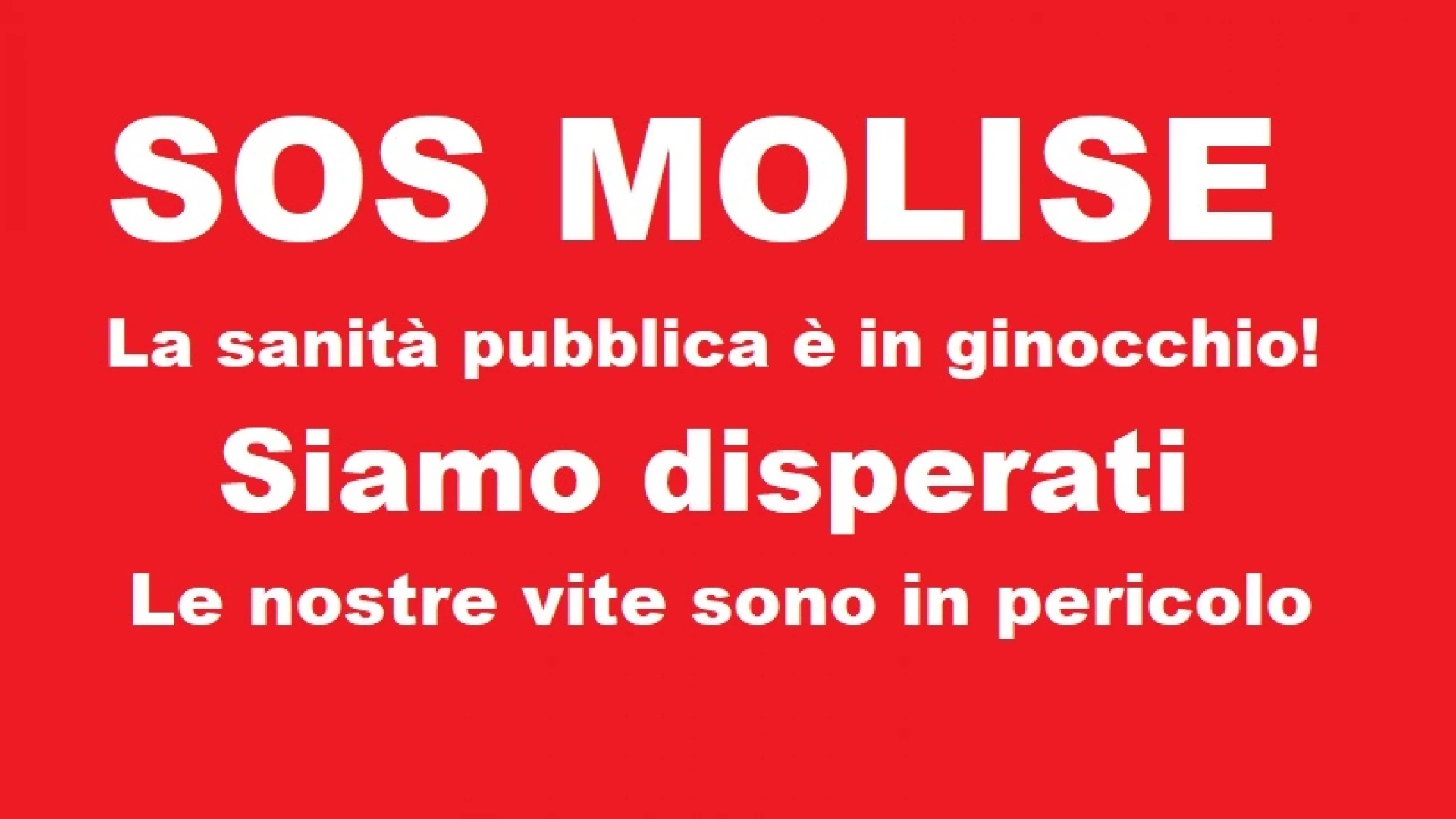 Sos Molise, parte sui social il tam tam per tutelare la salute pubblica dei molisani.