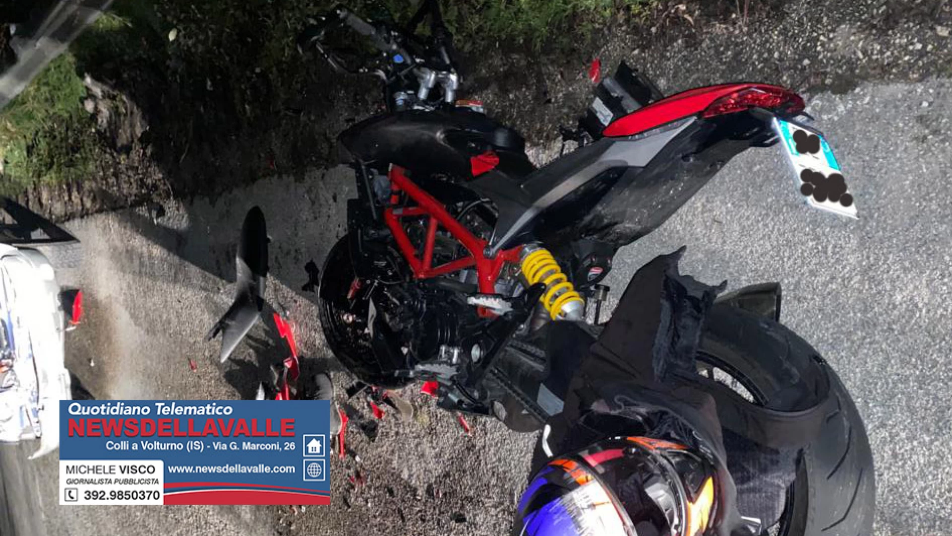 Castel San Vincenzo: frontale tra auto e moto nel tardo pomeriggio di ieri. Ad avere la peggio un motocilista di Fornelli ricoverato al Veneziale.