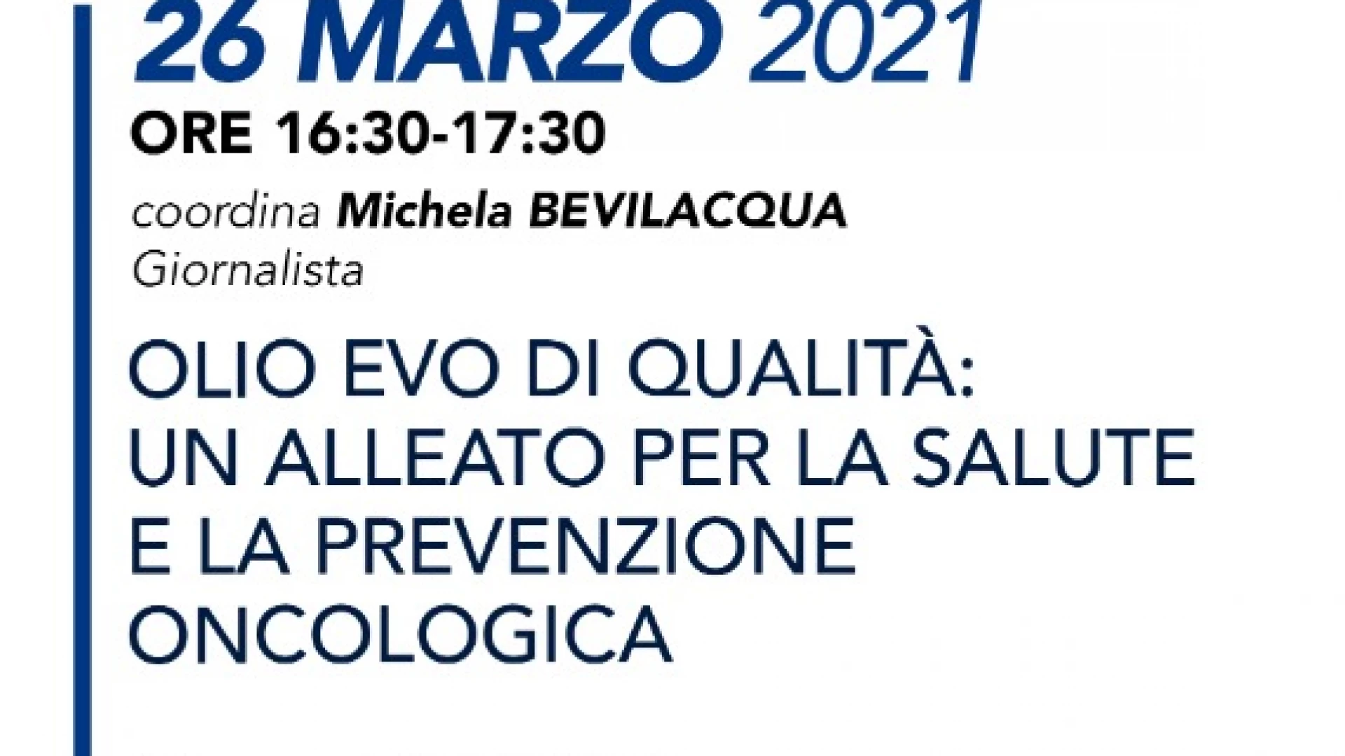 Una finestra sugli ulivi. La Lilt di Campobasso promuove la prevenzione.