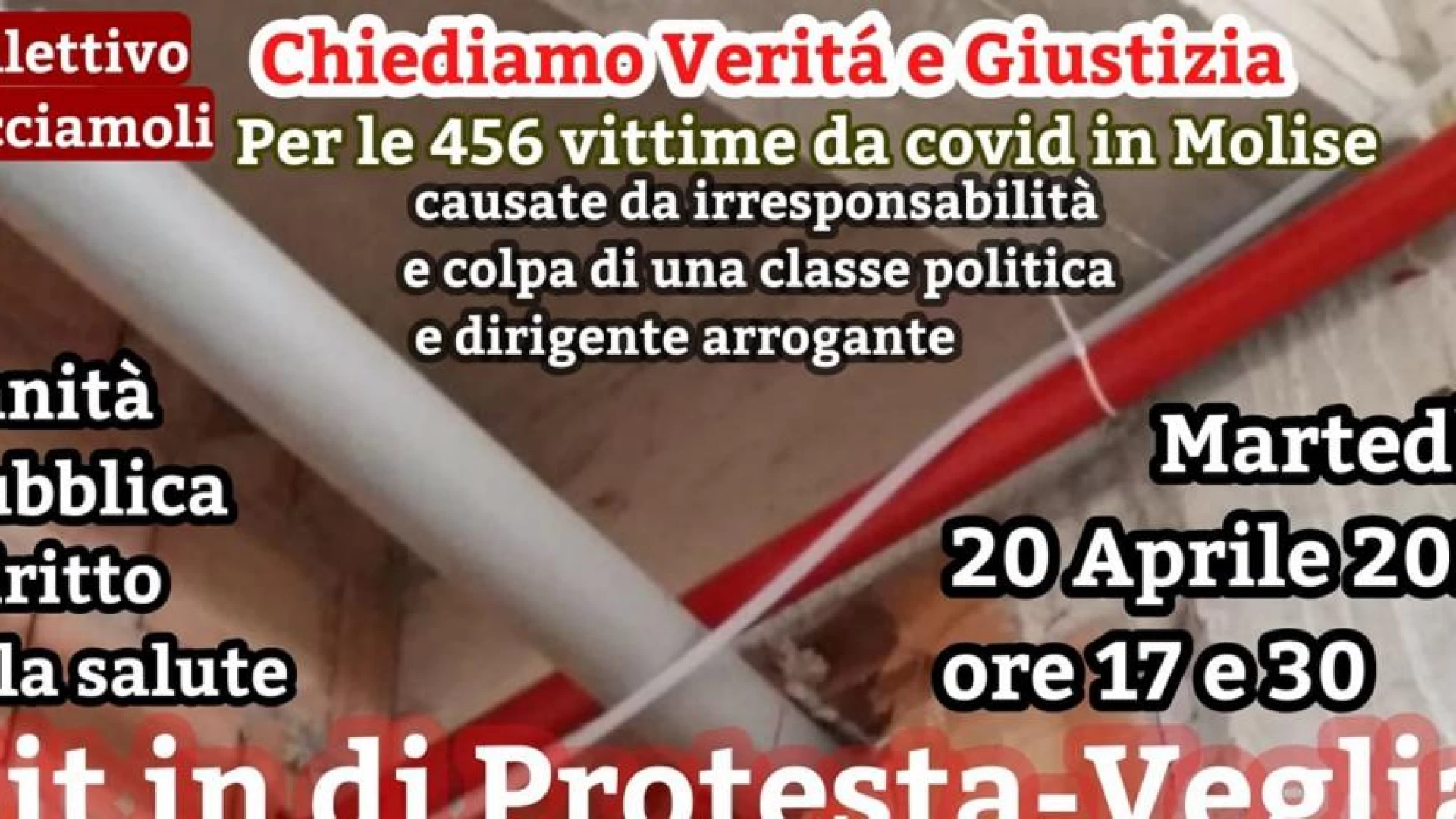 Cacciamoli, la protesta si sposta dinanzi il Tribunale di Campobasso martedì 20 aprile.