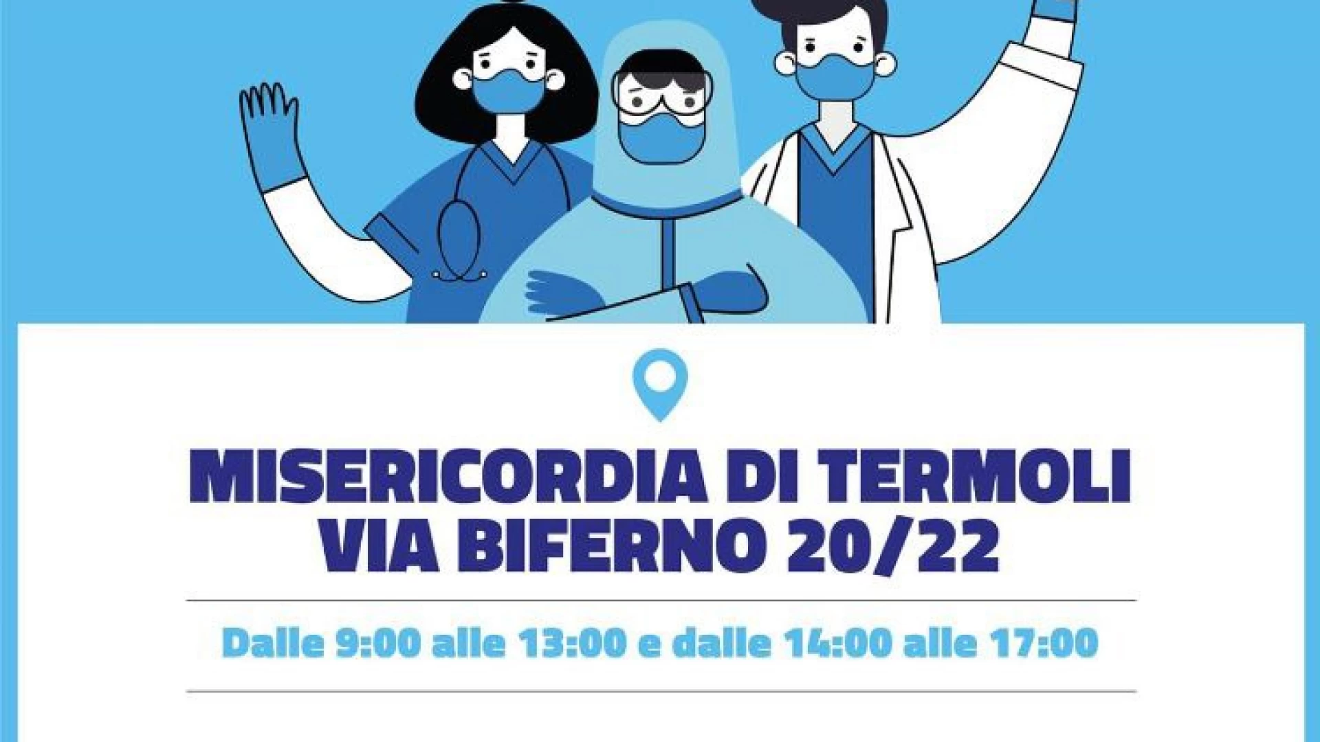 Termoli: screening epidemiologico gratuito, nel fine settimana le ultime tre giornate utili per sottoporsi al controllo.