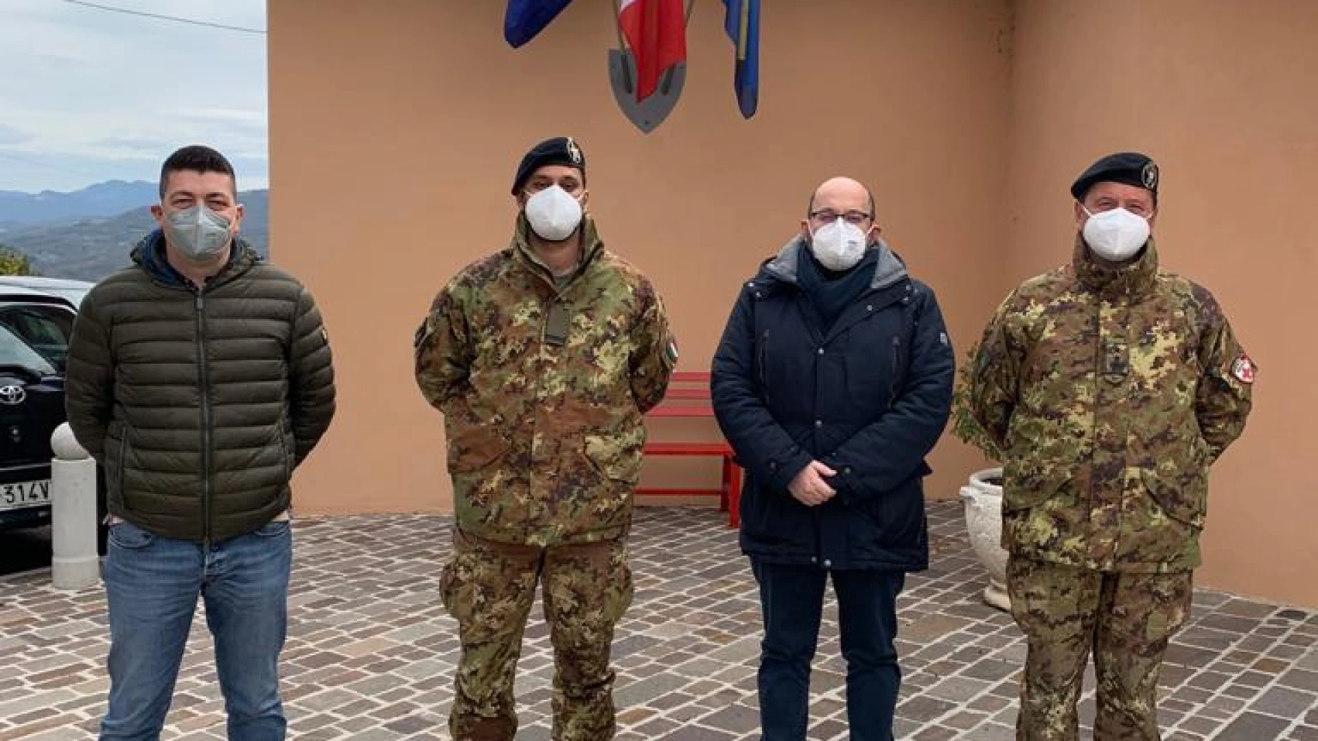 Fornelli: l’esercito in giornata in paese per le vaccinazioni domiciliari ai soggetti impossibilitati a muoversi.