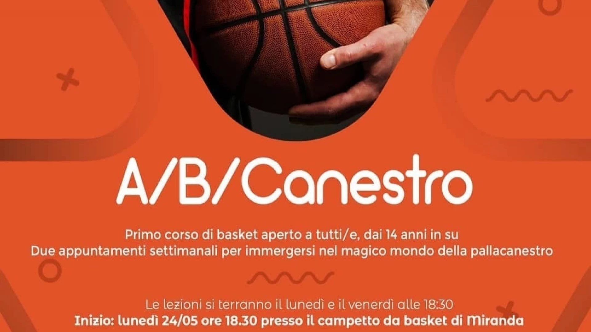 Sport: il Miranda Fc organizza un corso di basket gratuito dai 14 anni in su. Iniziativa con doppia valenza.