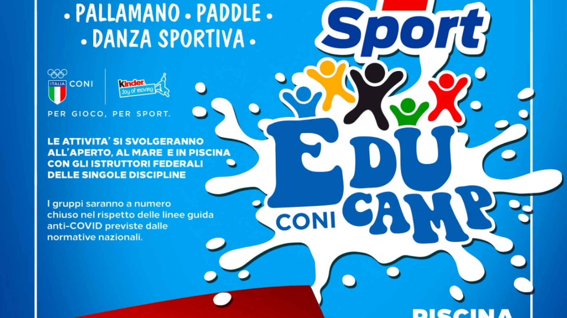 Educamp, parte il campo estivo curato dall'H2O Sport