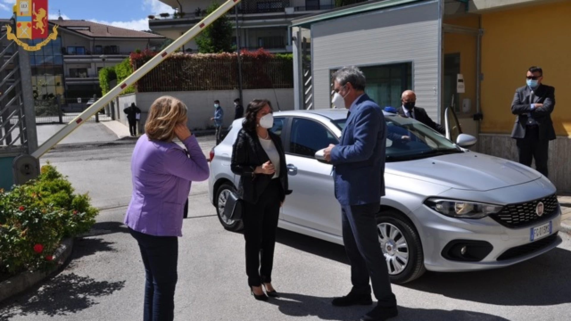 Isernia: il Prefetto Faramondi in visita alla Questura pentra.