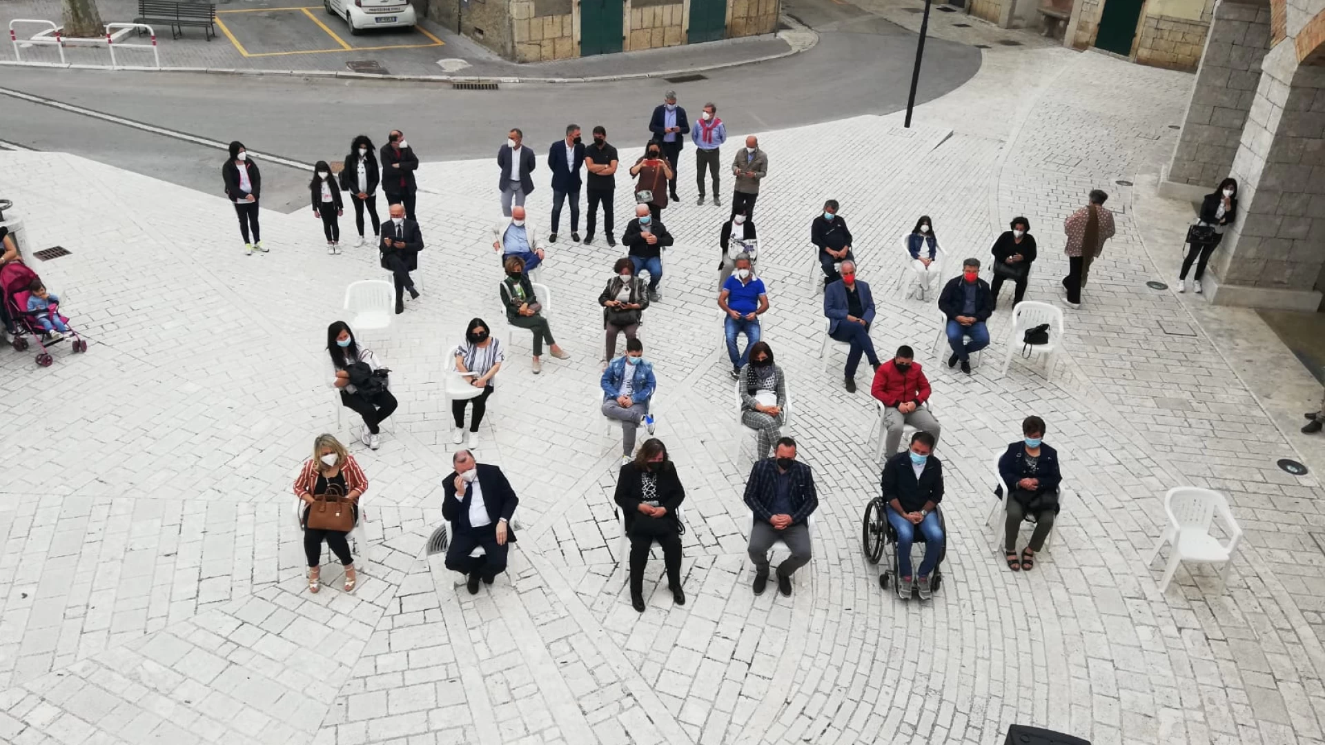 Vittime cadute sul lavoro, toccante cerimonia a Riccia