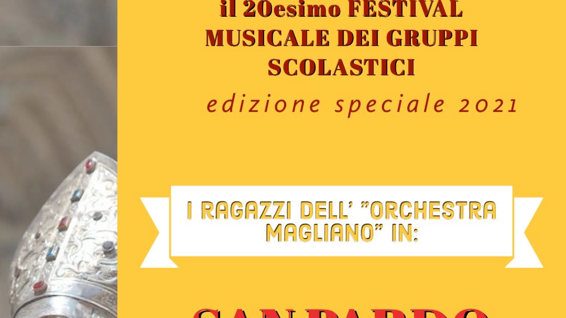 L'Istituto Omnicomprensivo di Larino propone la XX edizione del festival dei gruppi scolastici