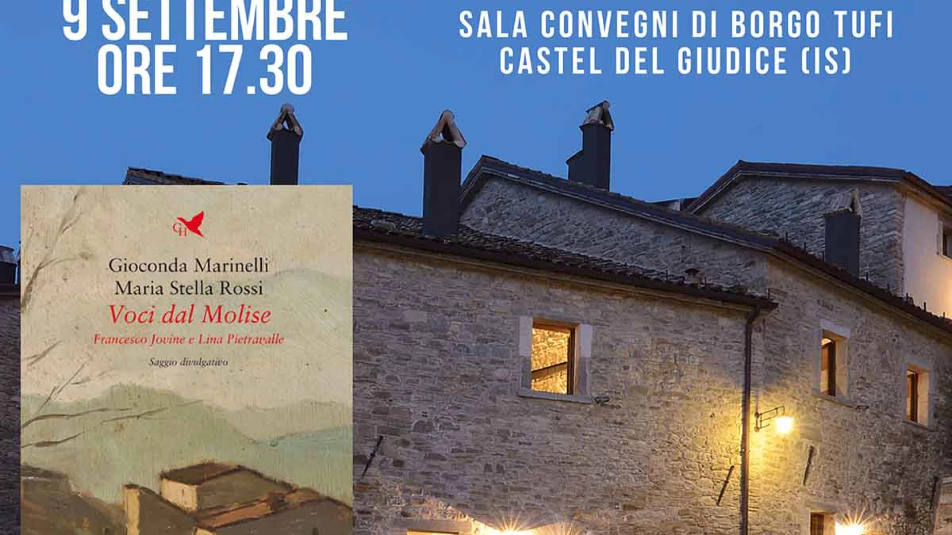 A Borgotufi la presentazione del volume "Voci dal Molise" di Gioconda Marinelli e Maria Stella Rossi