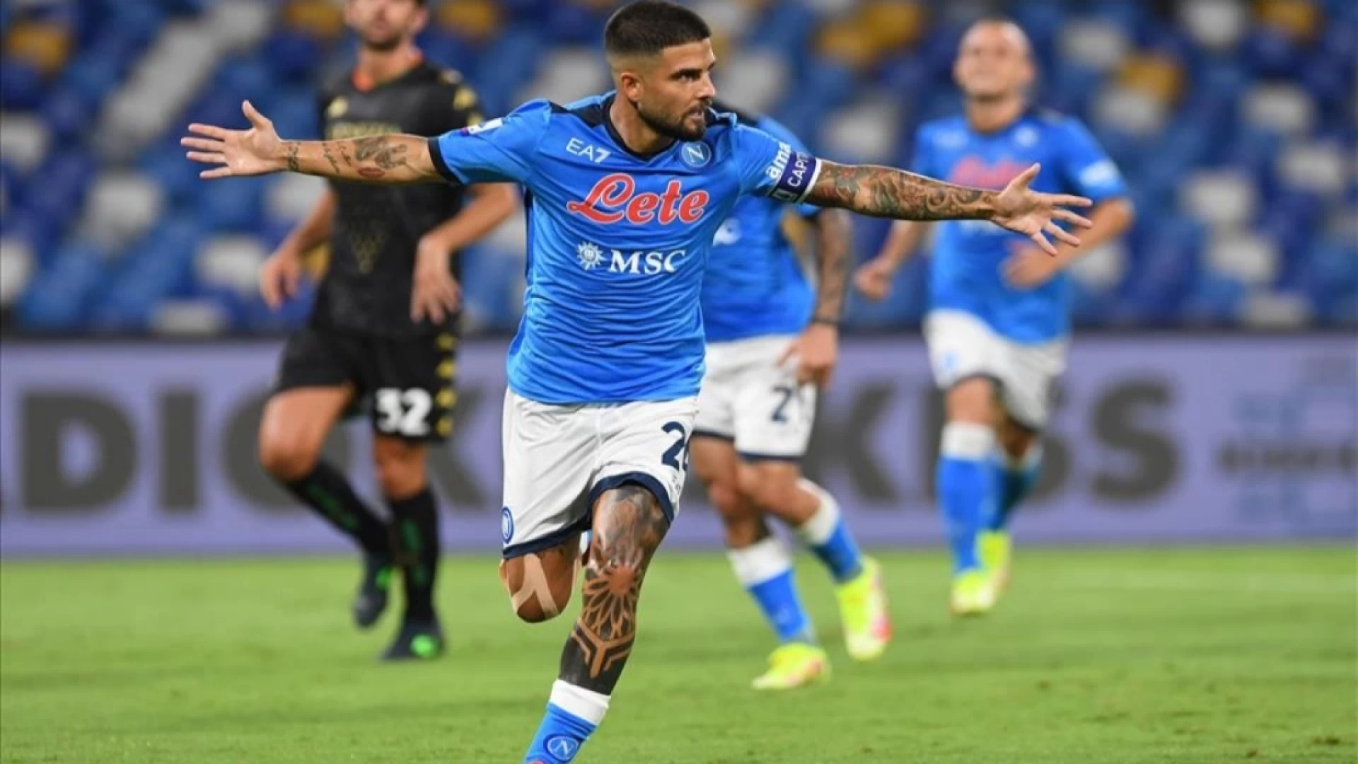 Napoli-Venezia: buona la prima al Maradona. Gli azzurri passano con Insigne ed Elmas