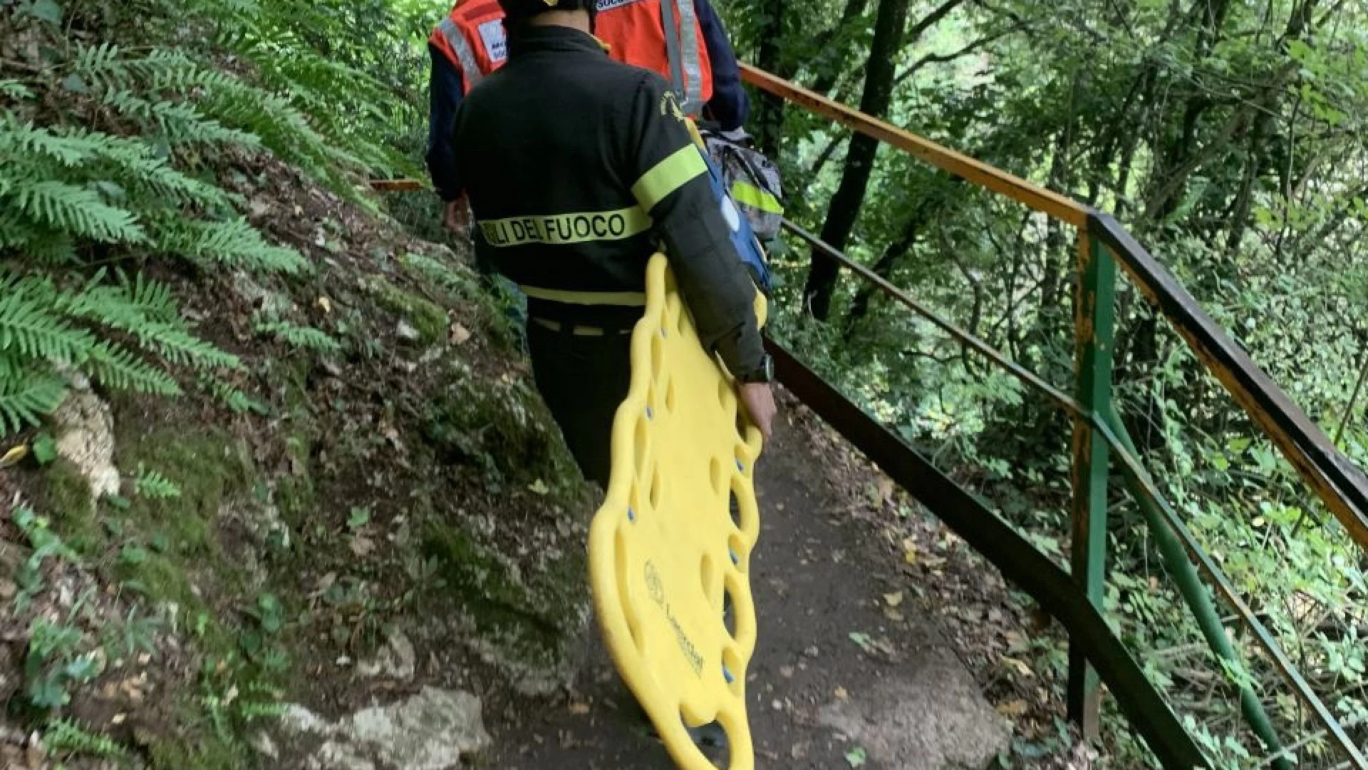 Carpinone: i Vigili del Fuoco soccorrono escursionista