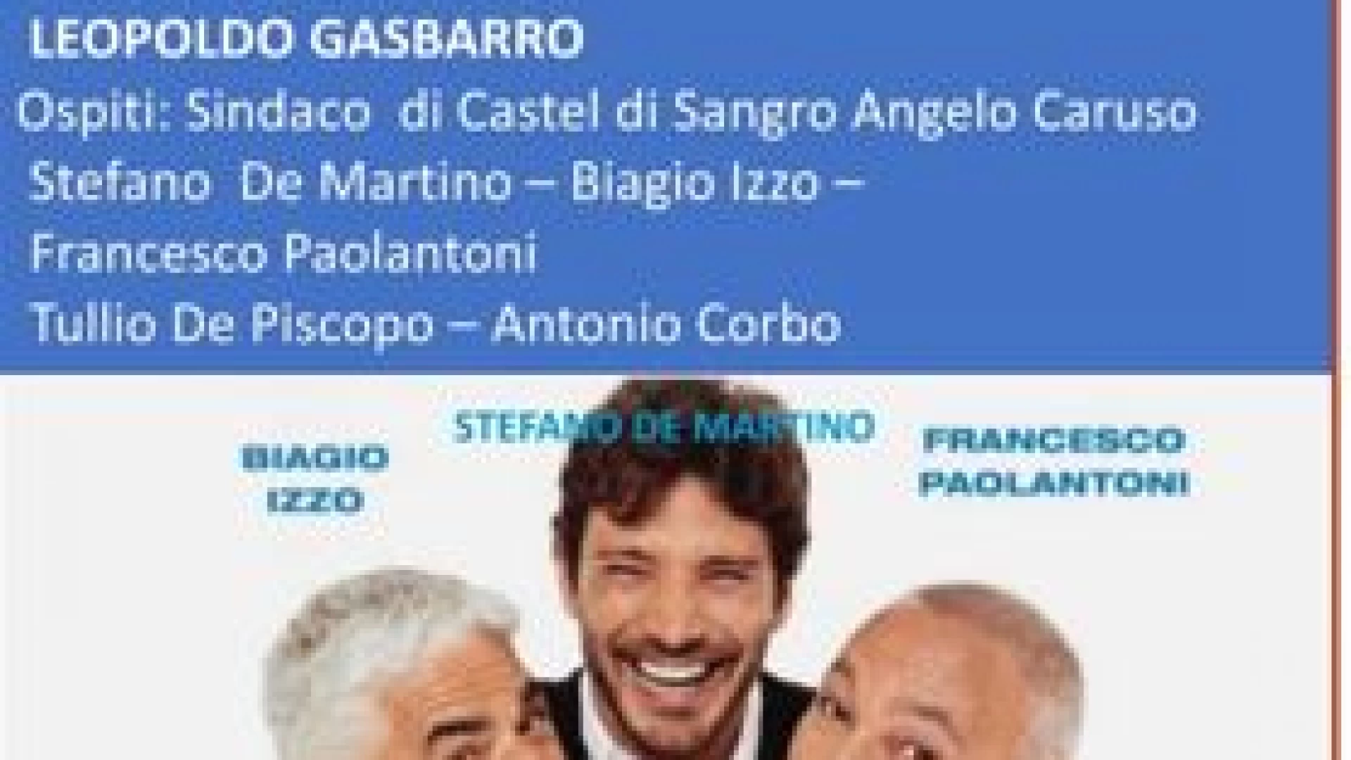 Napoli Racconta Napoli, De Laurentiis torna a Roma. Cambia il programma dell’evento moderato da Leopoldo Gasbarro. Agli ospiti annunciati si uniscono Tullio De Piscopo e Antonio Corbo.