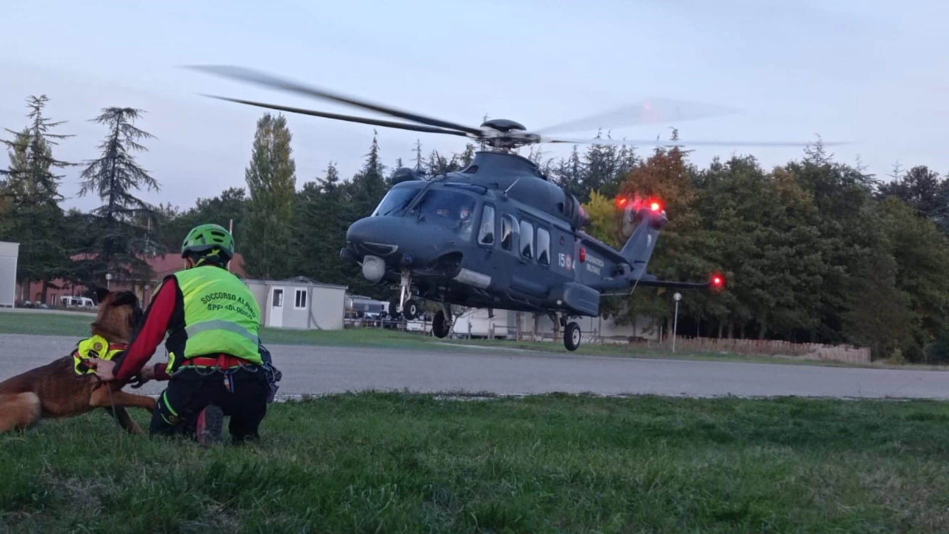 Esercitazione del Corpo Nazionale Soccorso Alpino e Speleologico conclusa con successo ieri in Molise.