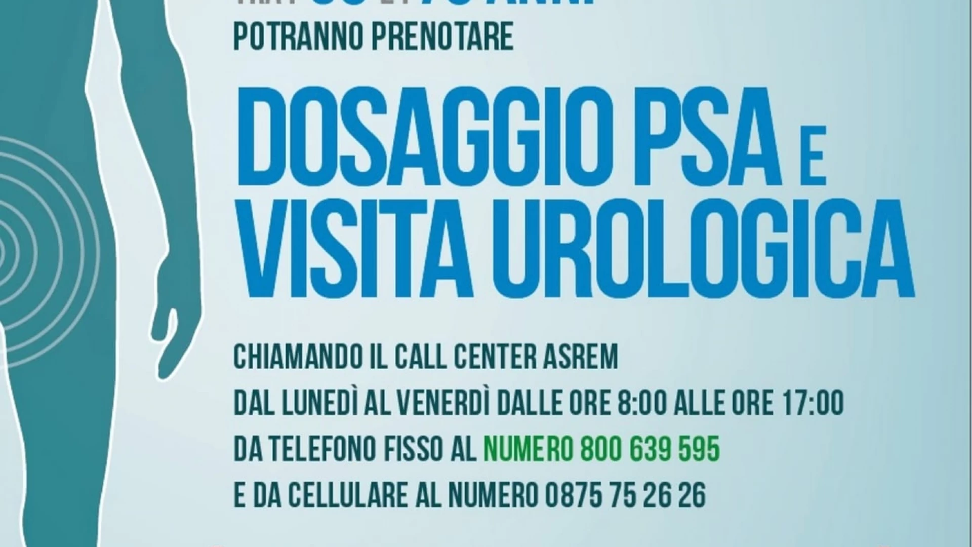 Prevenzione Oncologica, da novembre arriva screening percorso azzurro. La nota dell’Asrem Molise.