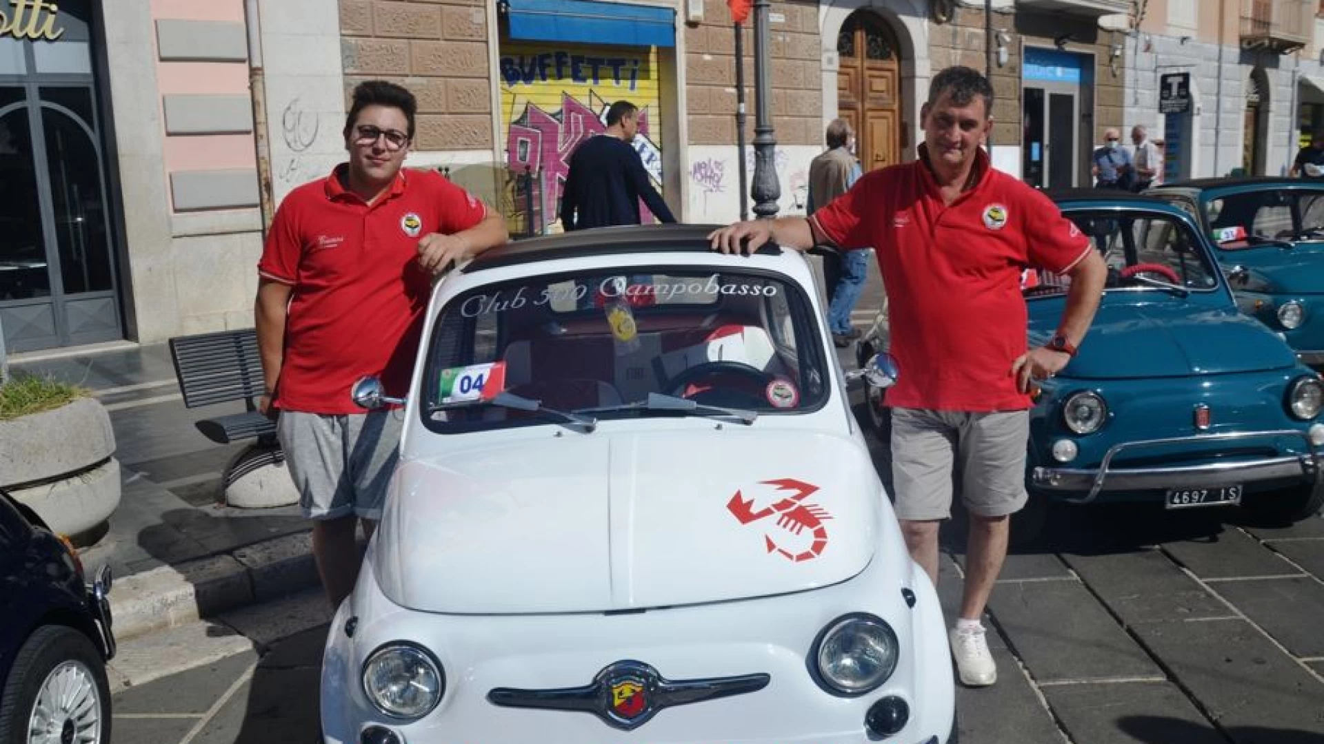 Campobasso: grande successo per il 5° raduno delle Fiat 500.