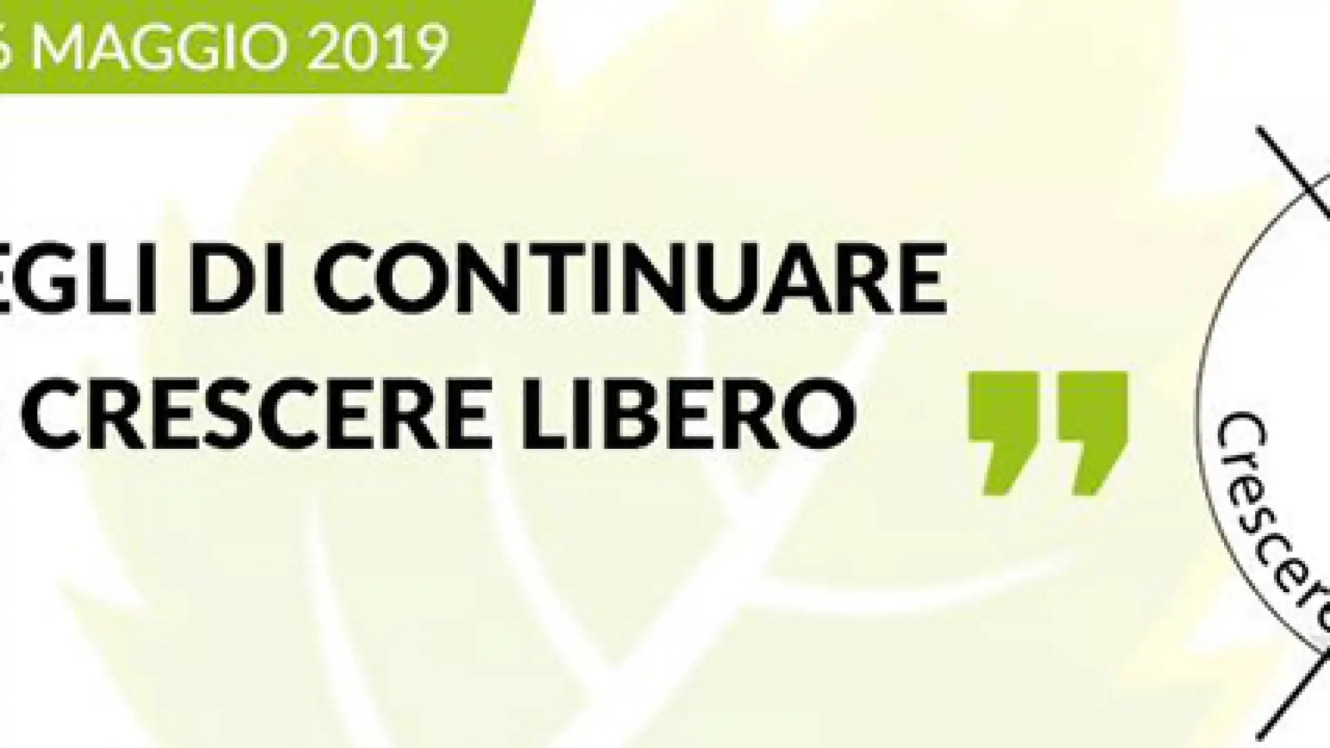 Spazio elettorale: "Crescere Liberi" per portare avanti un sogno. Lo spot video elettorale della squadra di Giovanni Tedeschi