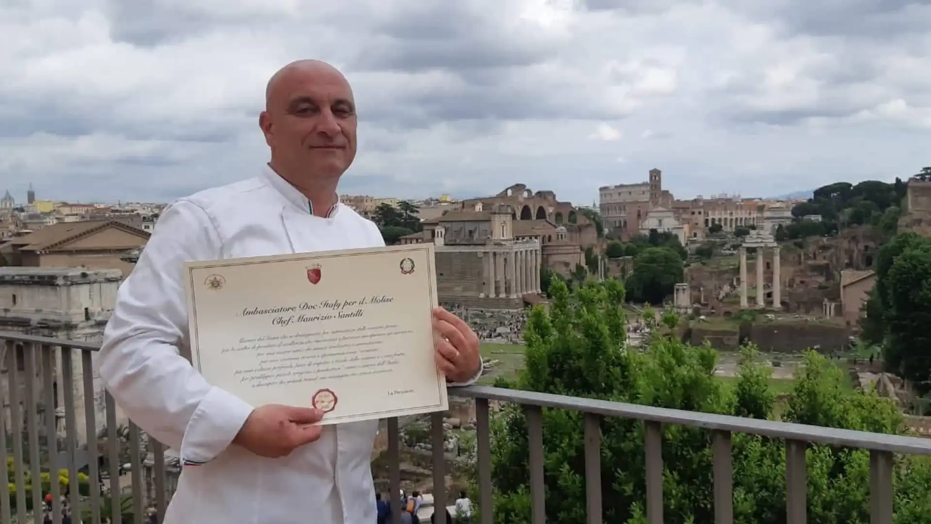 L’eccellenza molisana premiata al Campidoglio. Il Prof Maurizio Santilli riconfermato Ambasciatore del gusto