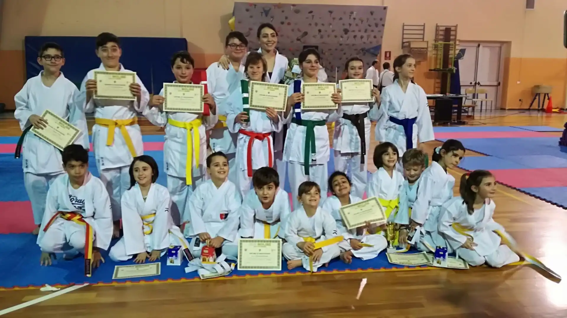 Cus Molise, ottimo il bilancio del gruppo del Karate. Sandonnini: “Siamo sulla strada giusta”.