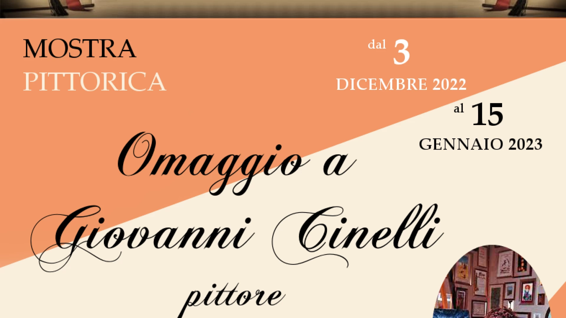 Frosolone: a Villa Artemide fino al 15 gennaio la mostra pittorica dedicata a Giovanni Cinelli.