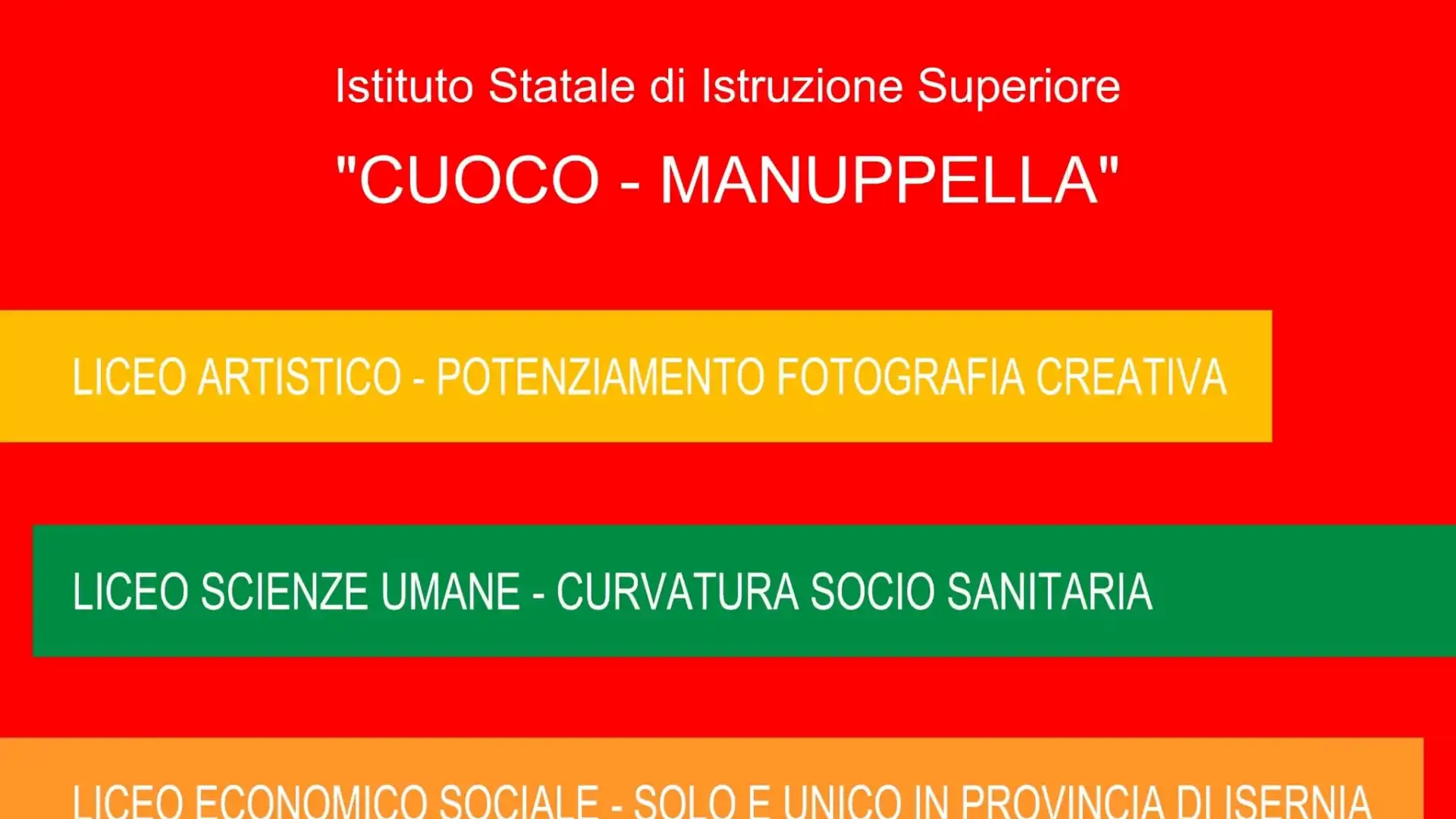 Open Day Cuoco Manuppella Isernia. Nel fine settimana il primo appuntamento.